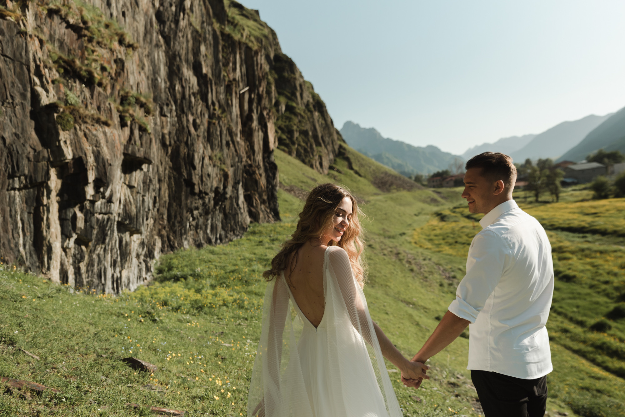Vadim and Anna, Kazbegi. Wedding photographer in Georgia, Tbilisi Arina Krasnikova