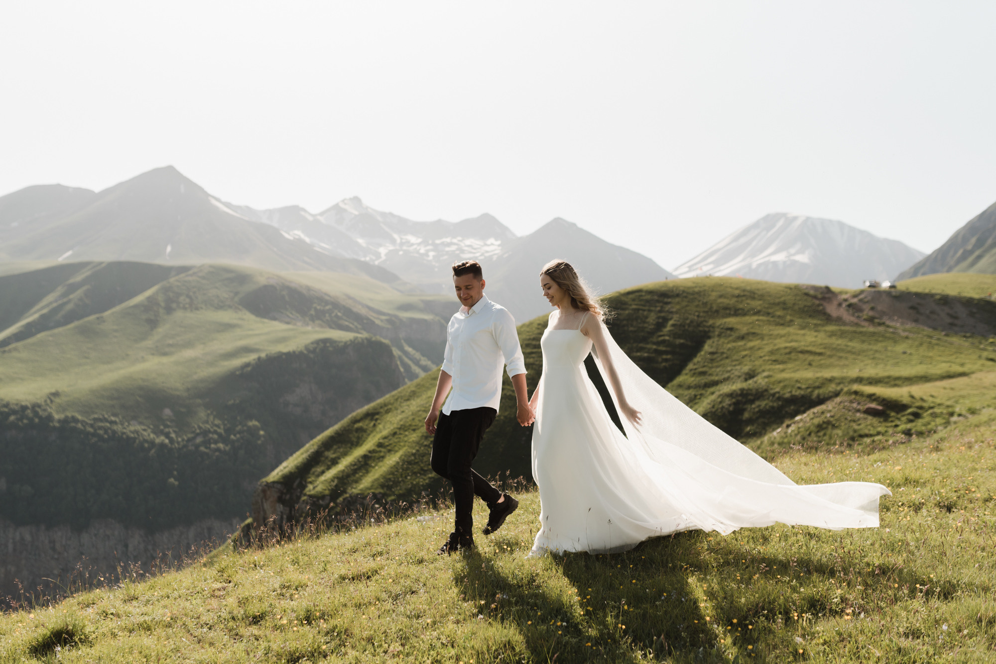 Vadim and Anna, Kazbegi. Wedding photographer in Georgia, Tbilisi Arina Krasnikova