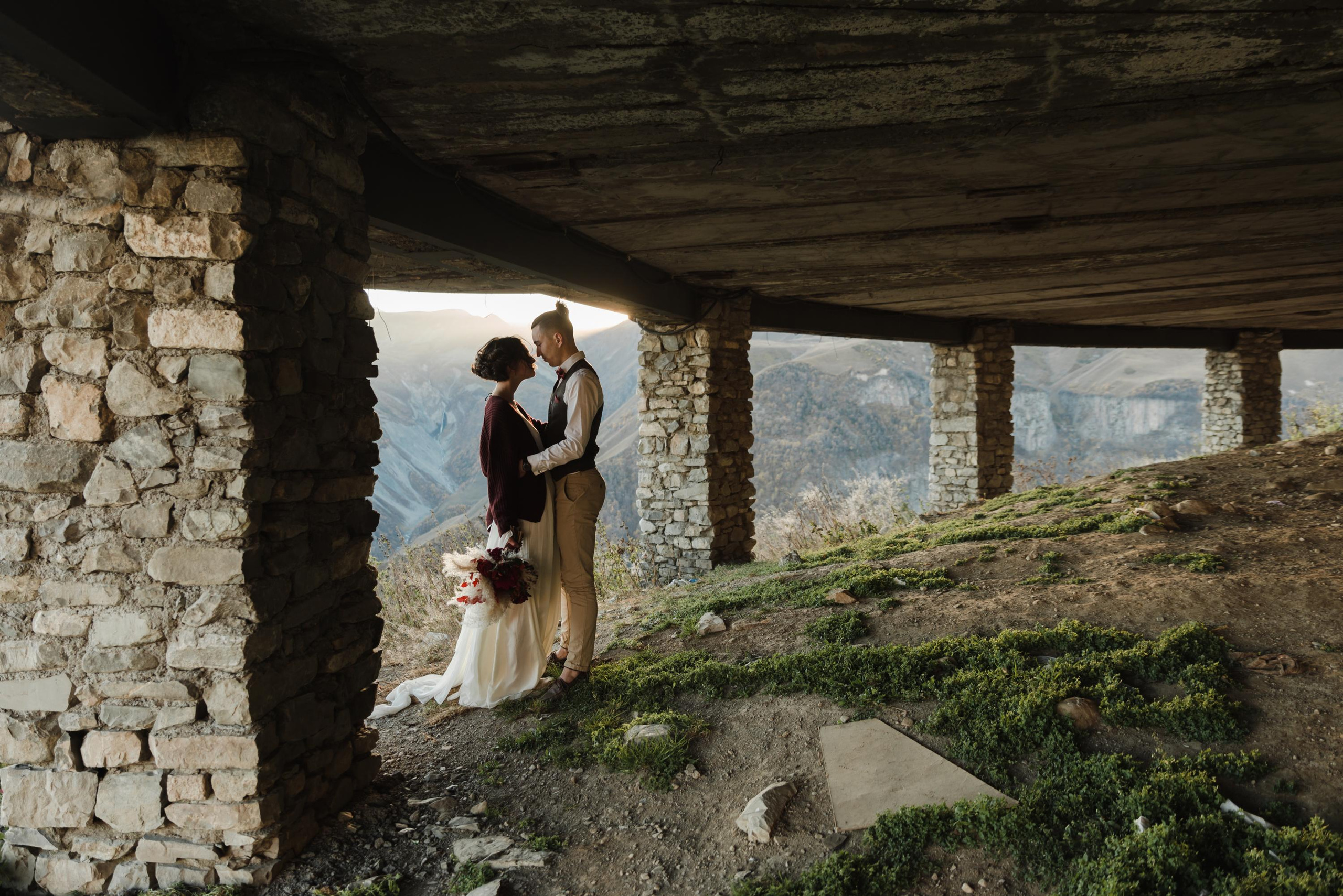 Wedding in Gudauri. Wedding photographer in Georgia, Tbilisi Arina Krasnikova