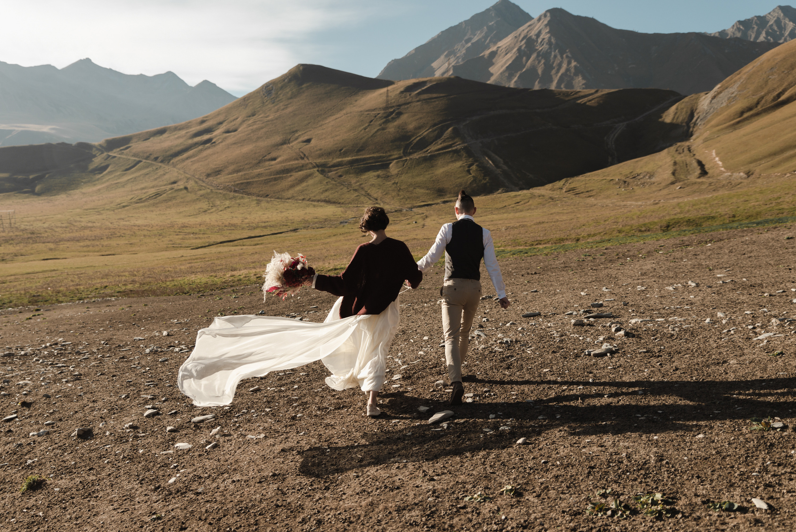 Wedding in Gudauri. Wedding photographer in Georgia, Tbilisi Arina Krasnikova