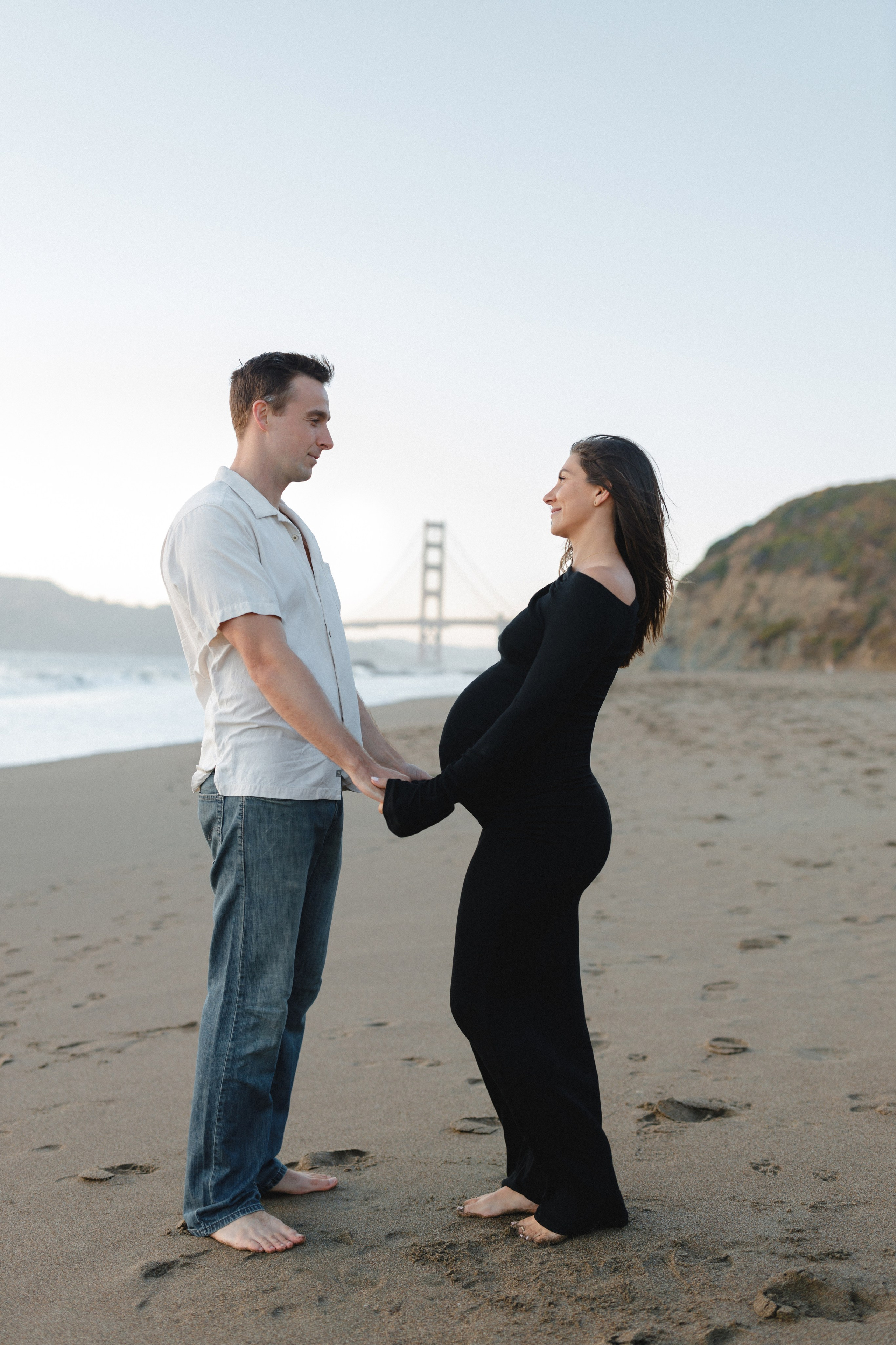 New Beginnings at Baker Beach. Maternity, newborn photographer in the Bay Area|Iryna Rakivnenko