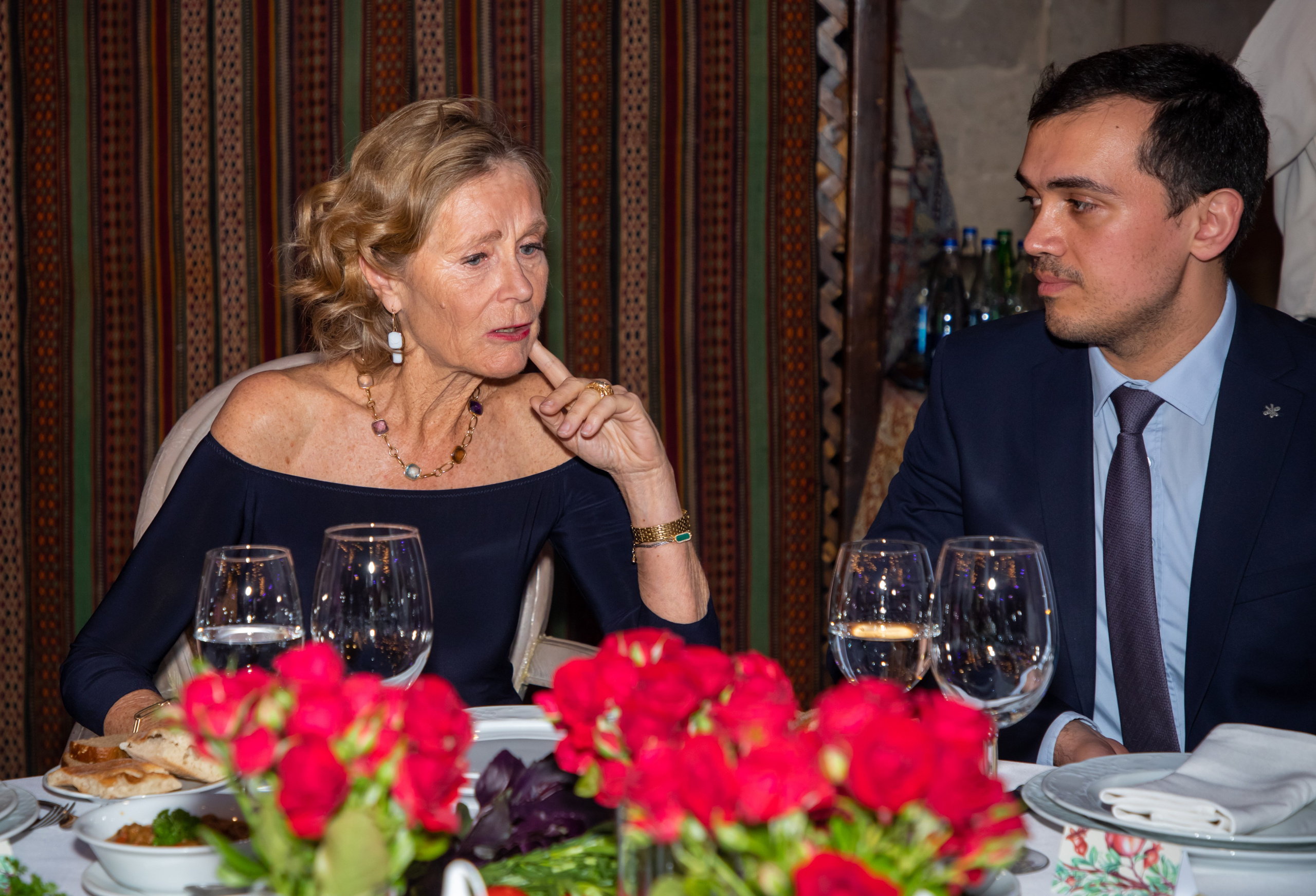 Gala-Dinner with the French Countess, the main etiquette expert Marie de Tilly. Baku Photographer