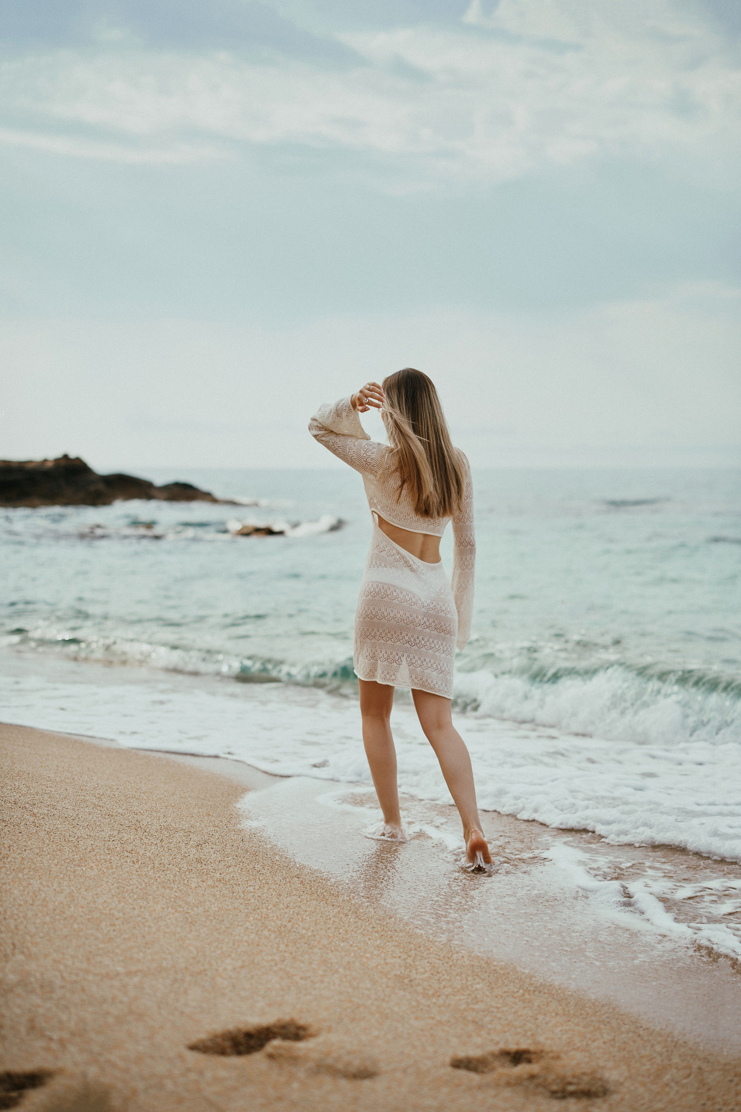 Пляж. Кристина. Фотограф в Барселоне Жанна Захарченко