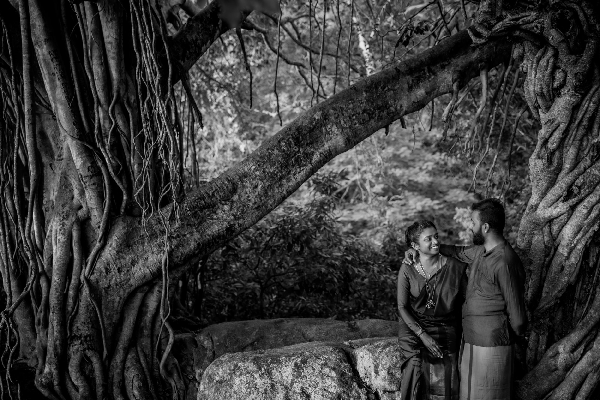 A romantic post wedding couple shoot at Kurunegala