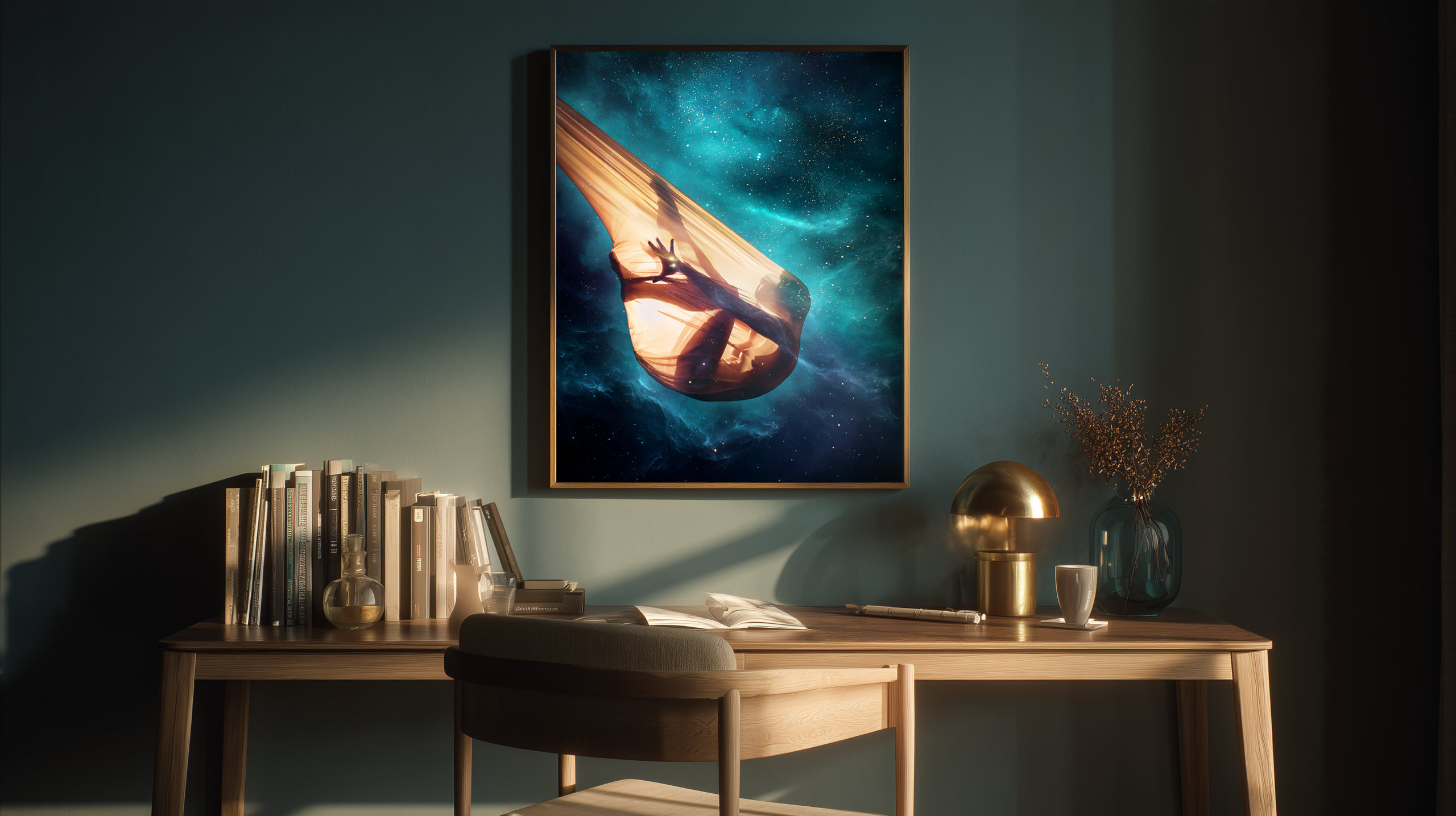 Metamorphosis Within. Digital art print. Lolly Shine. Contemporary digital artist