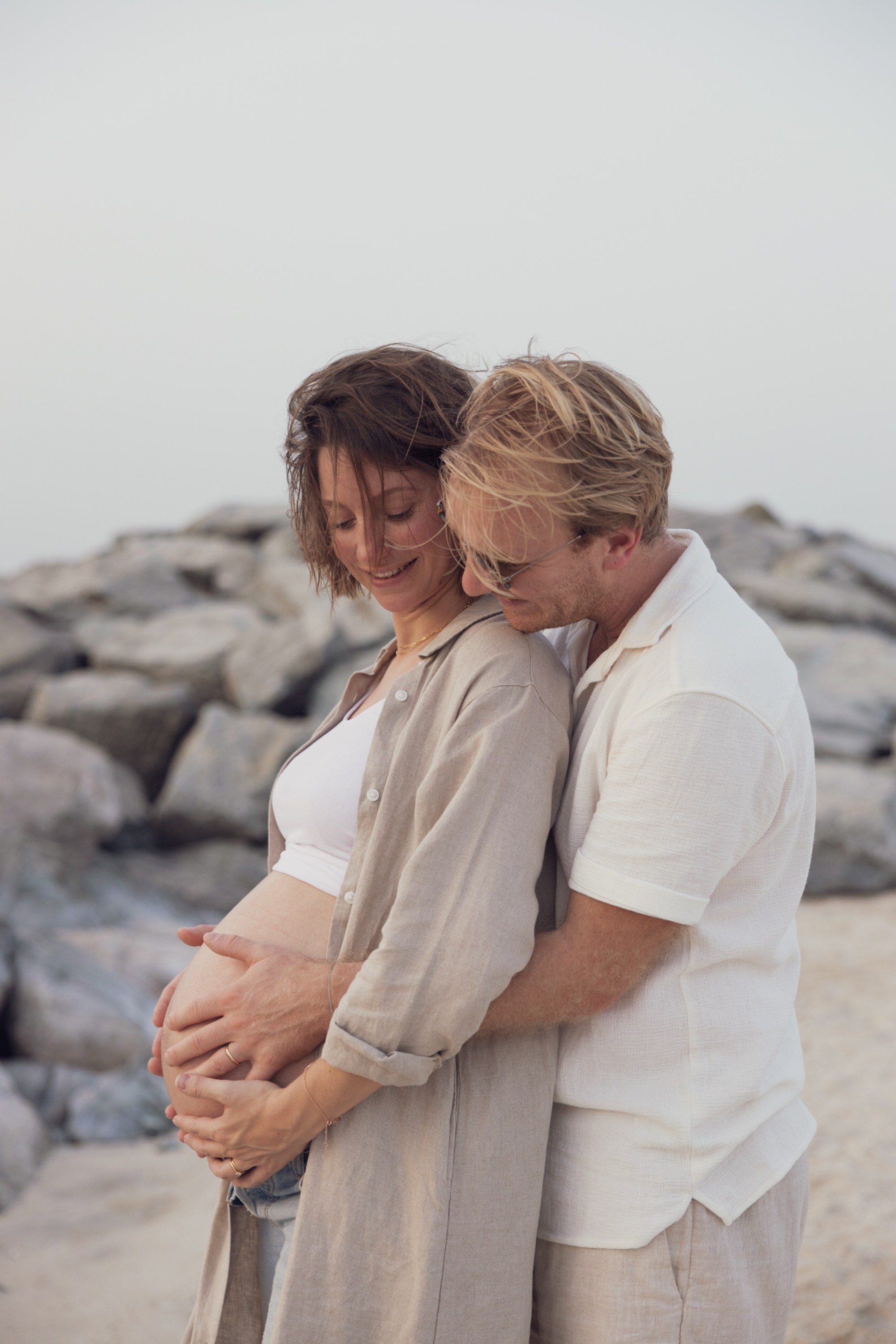 Maternity Session — Beach. Family Photographer in Dubai
