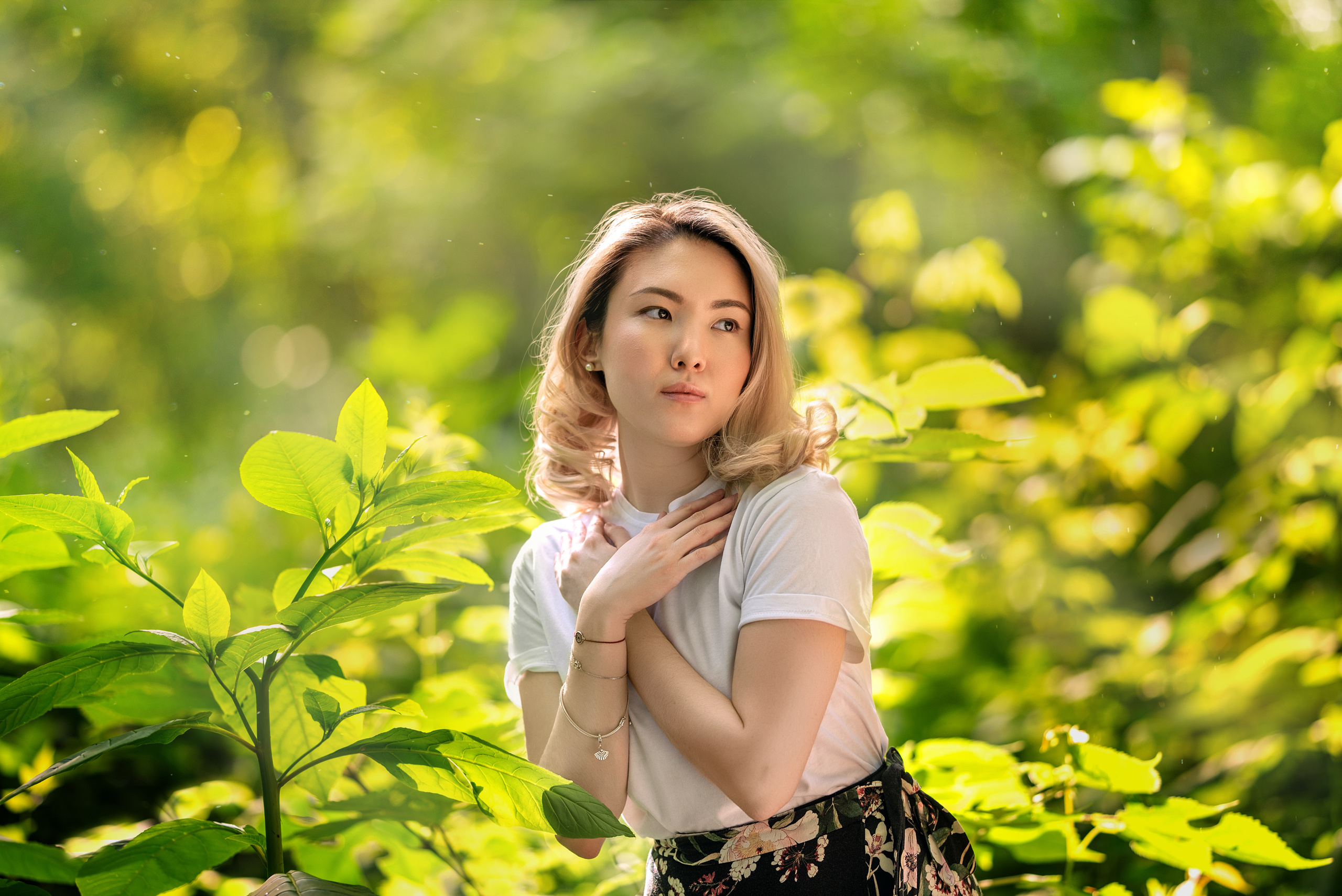 Фотопрогулка по ботаническому саду. Семейный и детский фотограф в Ташкенте Луиза