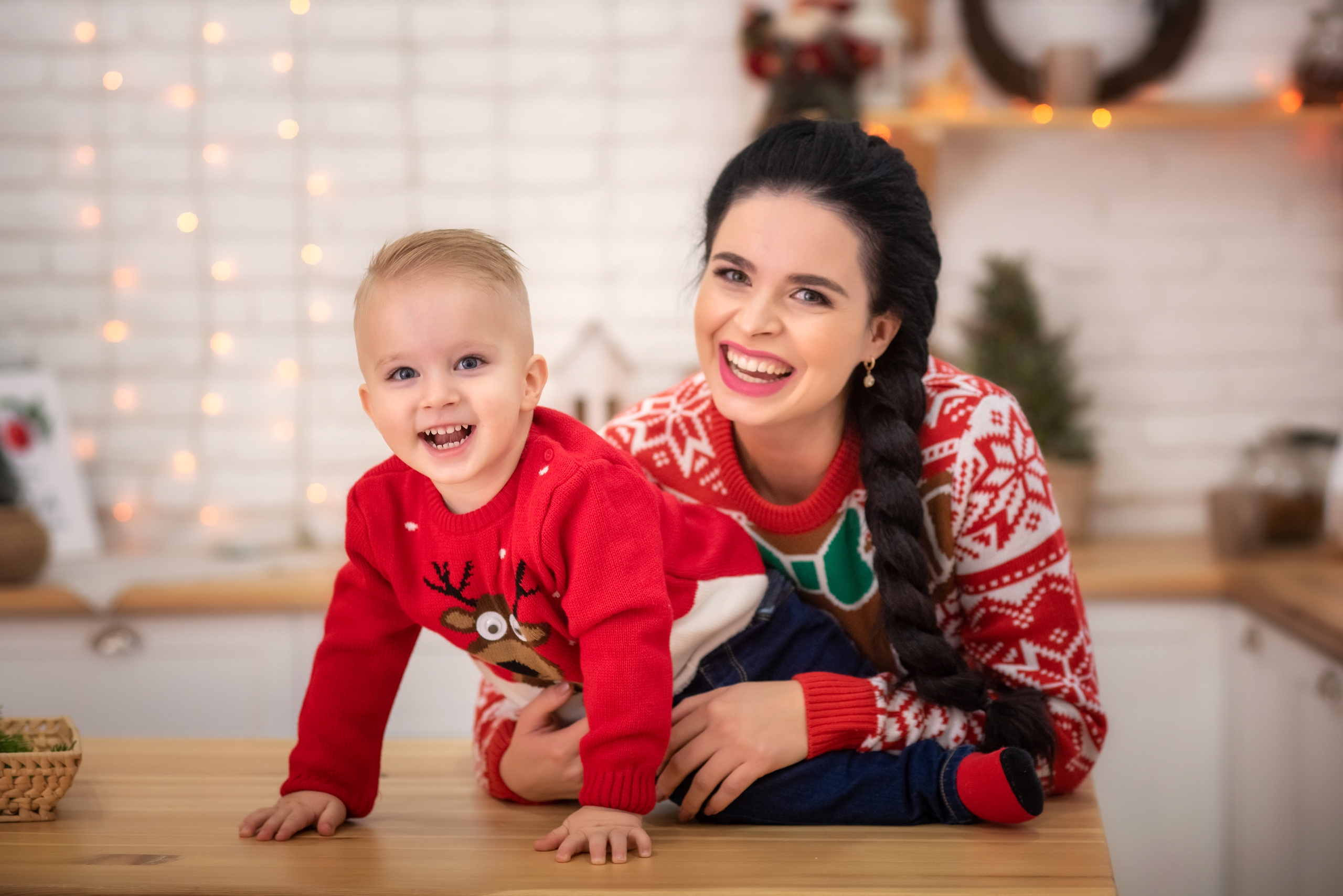 Новогодняя семейная фотосессия. Семейный и детский фотограф в Ташкенте Луиза