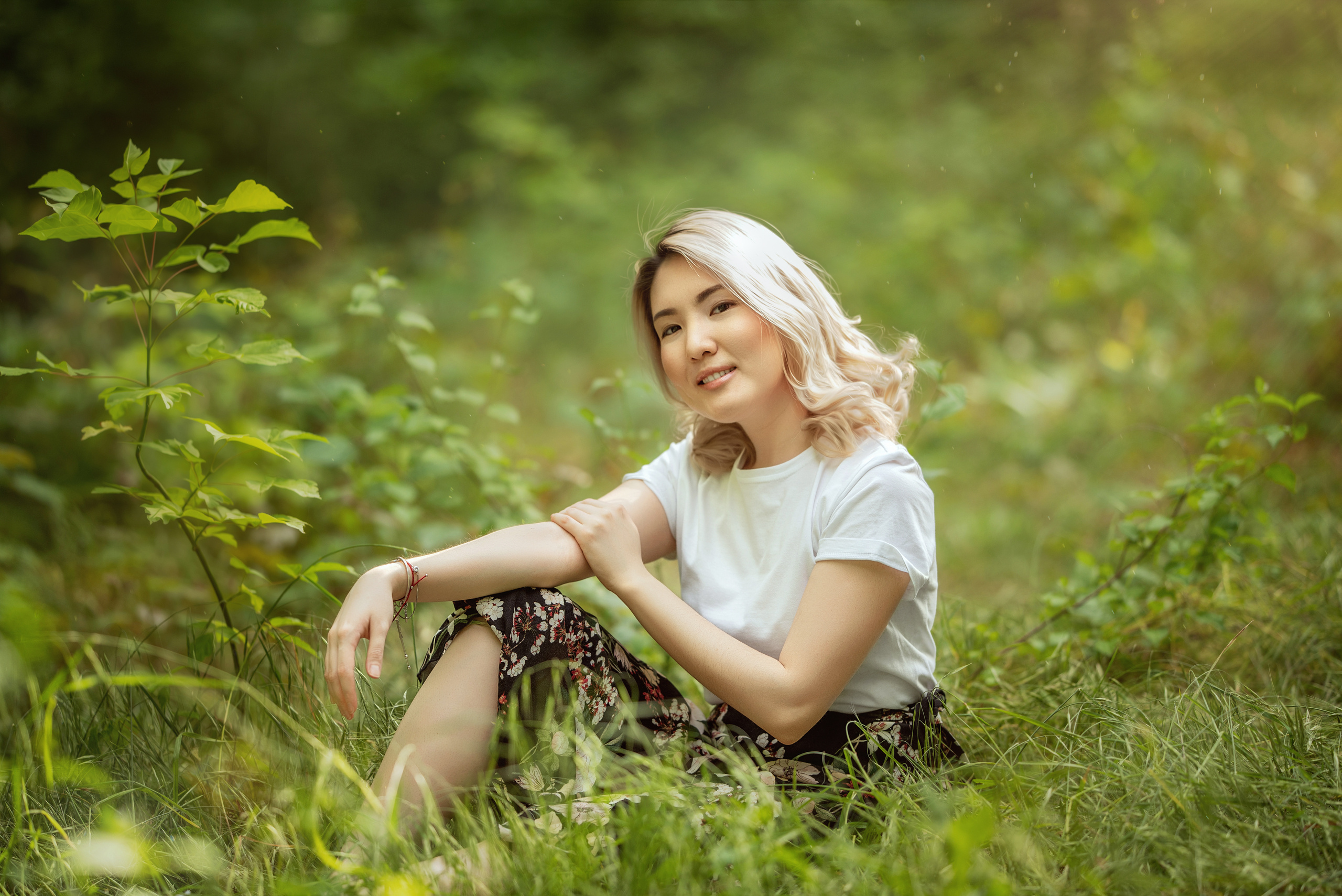 Фотопрогулка по ботаническому саду. Семейный и детский фотограф в Ташкенте Луиза