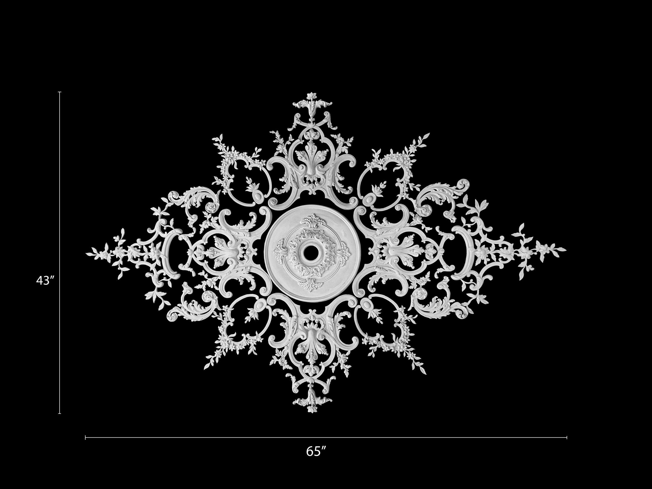 Medallions. Plaster molding