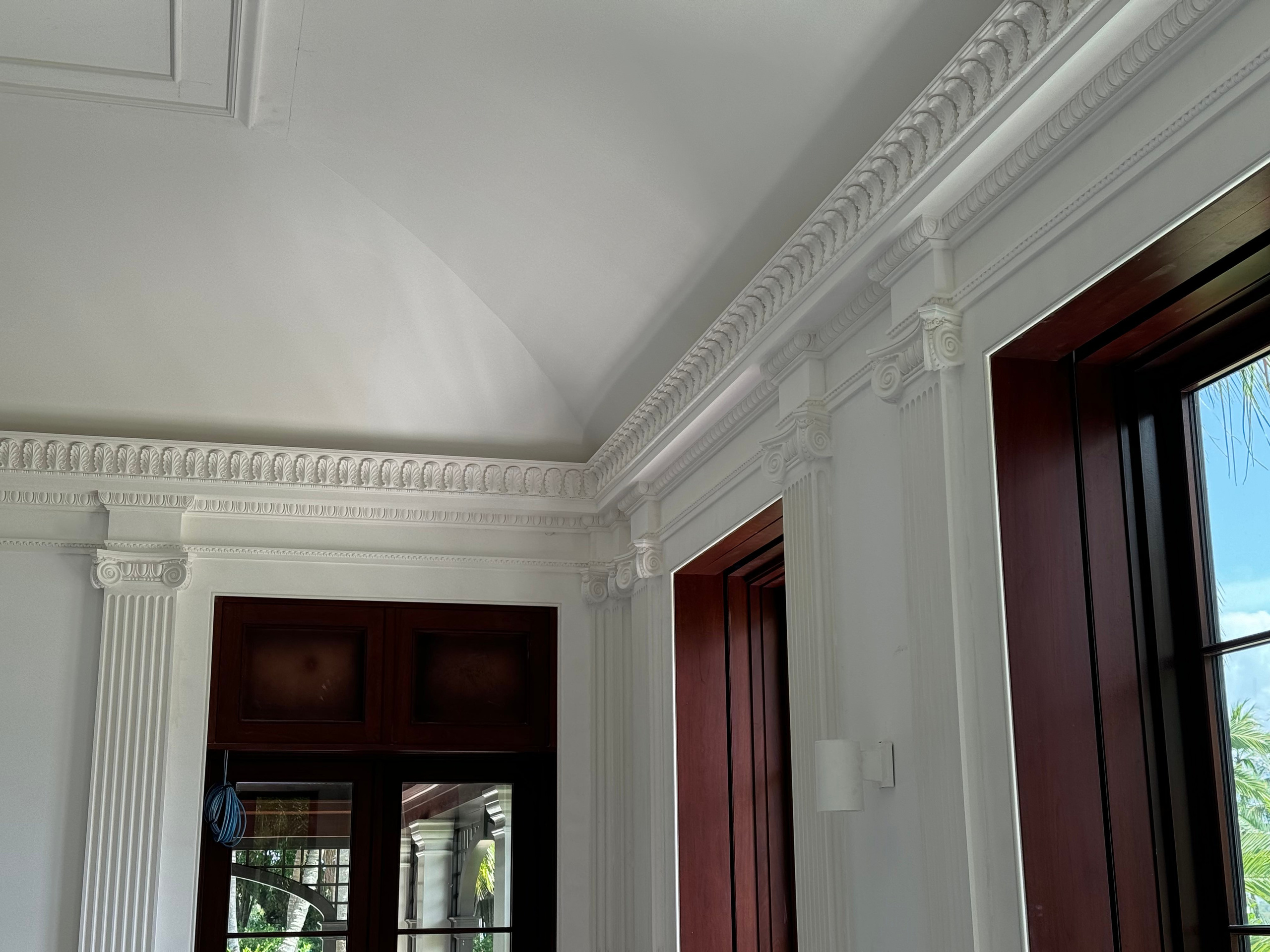 Custom Projects. Plaster molding