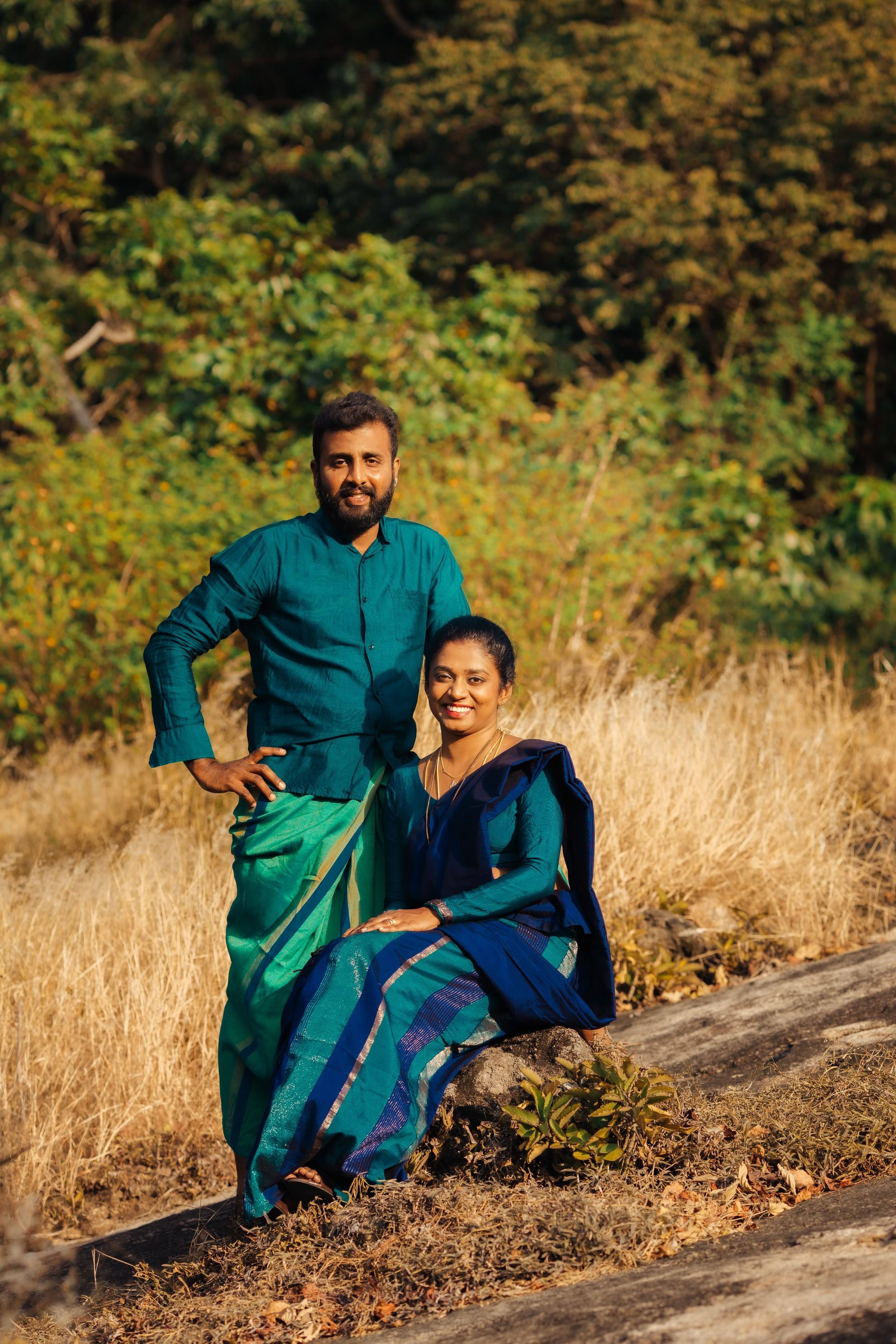 A romantic post wedding couple shoot at Kurunegala