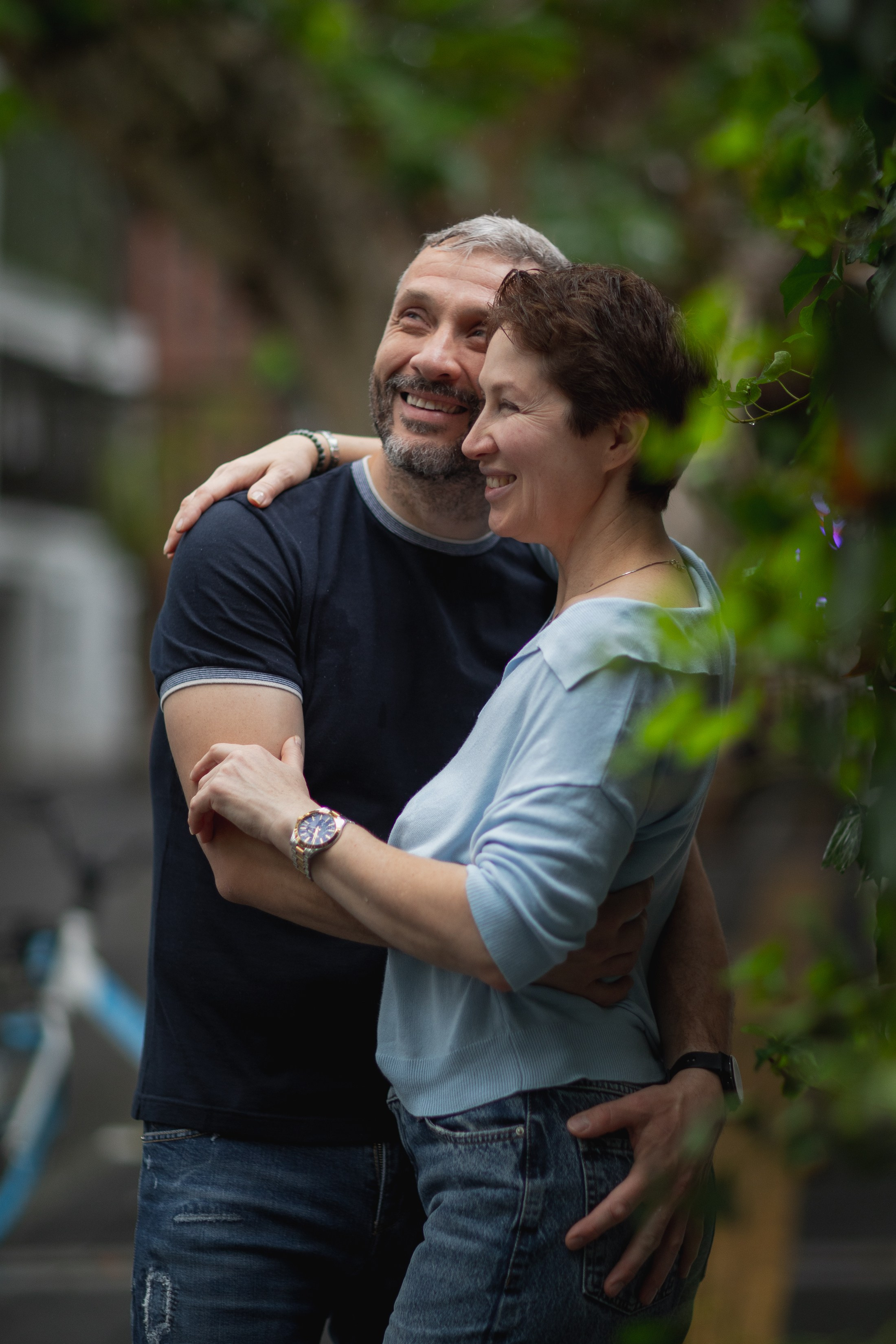 Под дождем во Французском квартале Шанхая. Фотограф в Шанхае — Лола Пидлуская