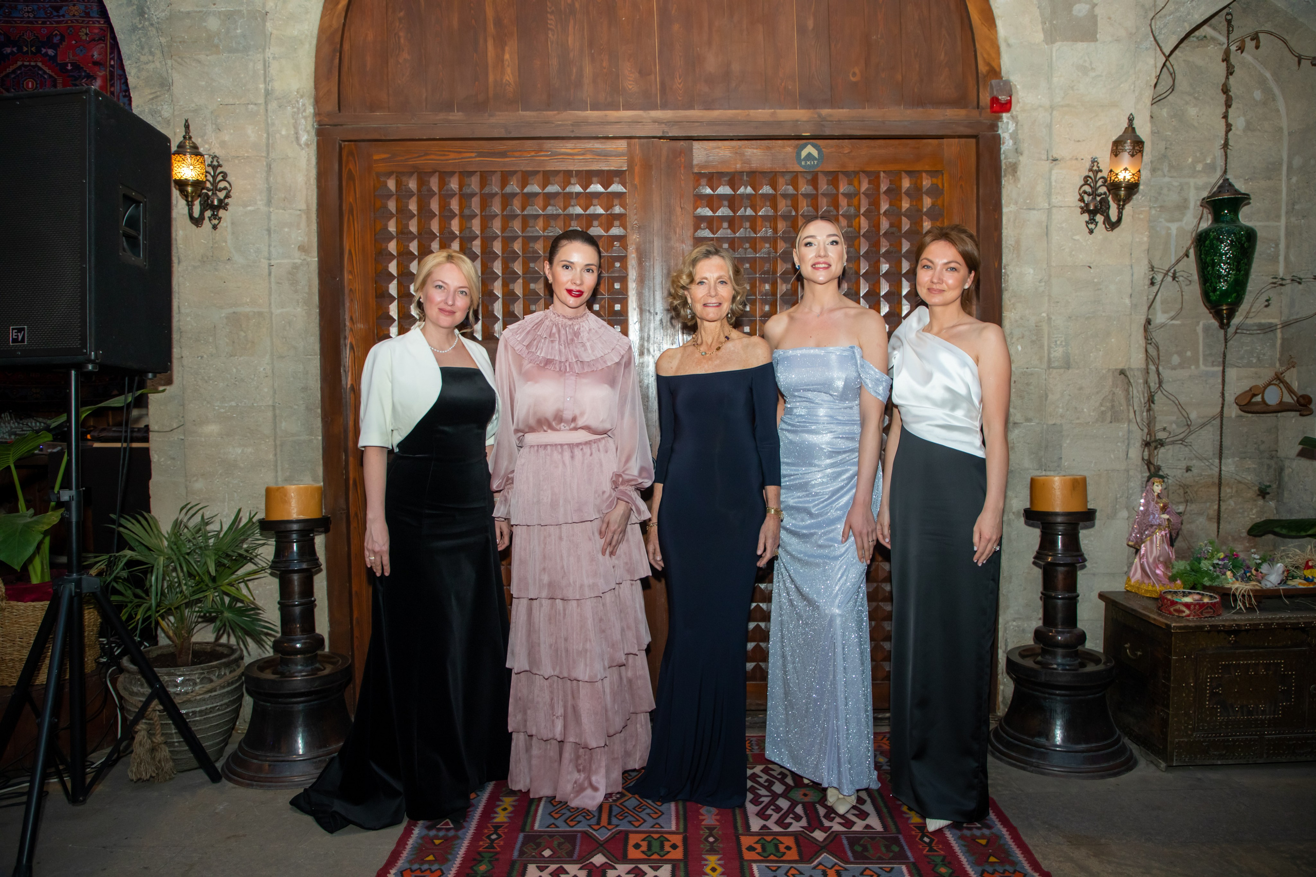 Gala-Dinner with the French Countess, the main etiquette expert Marie de Tilly. Baku Photographer