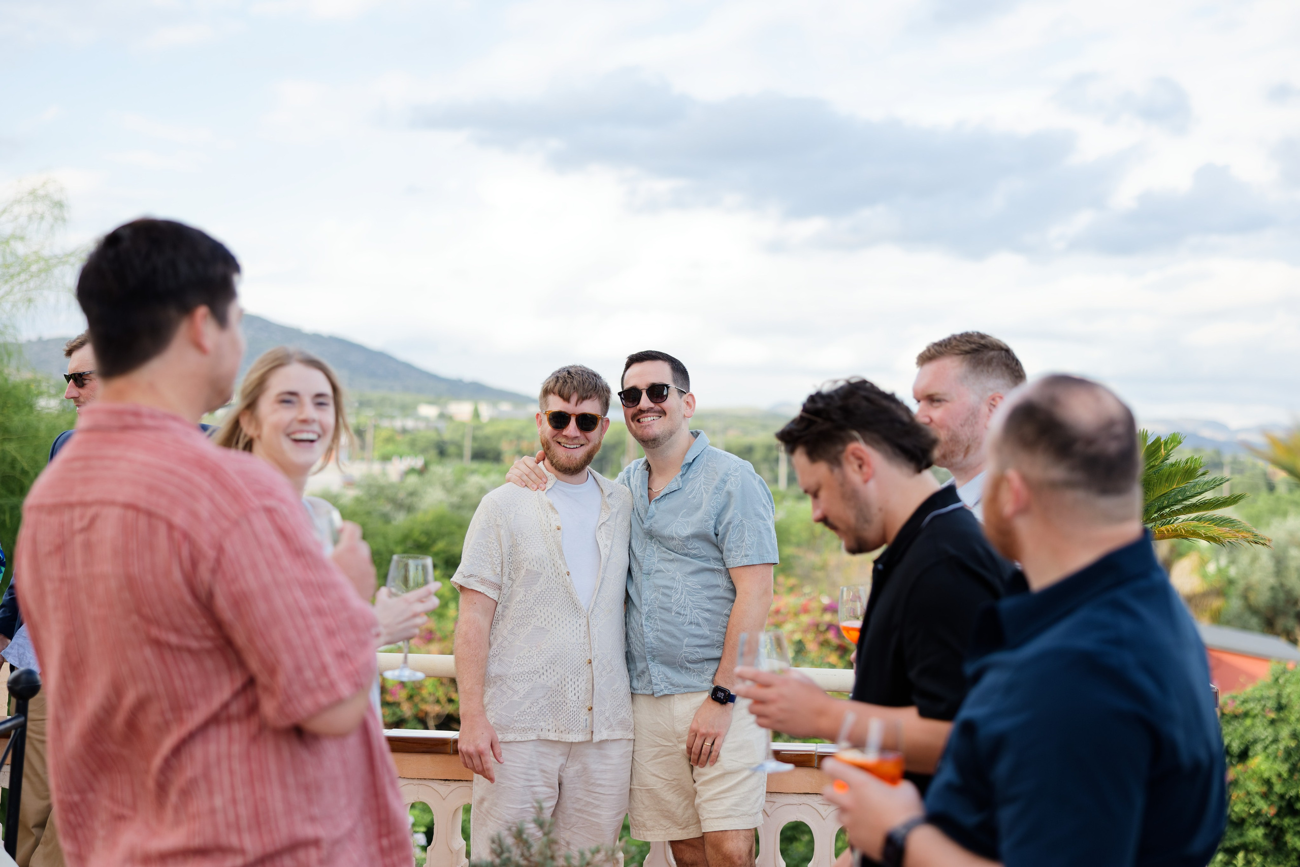 Welcome dinner of Gracie & Joe at Gran Villa Rosa