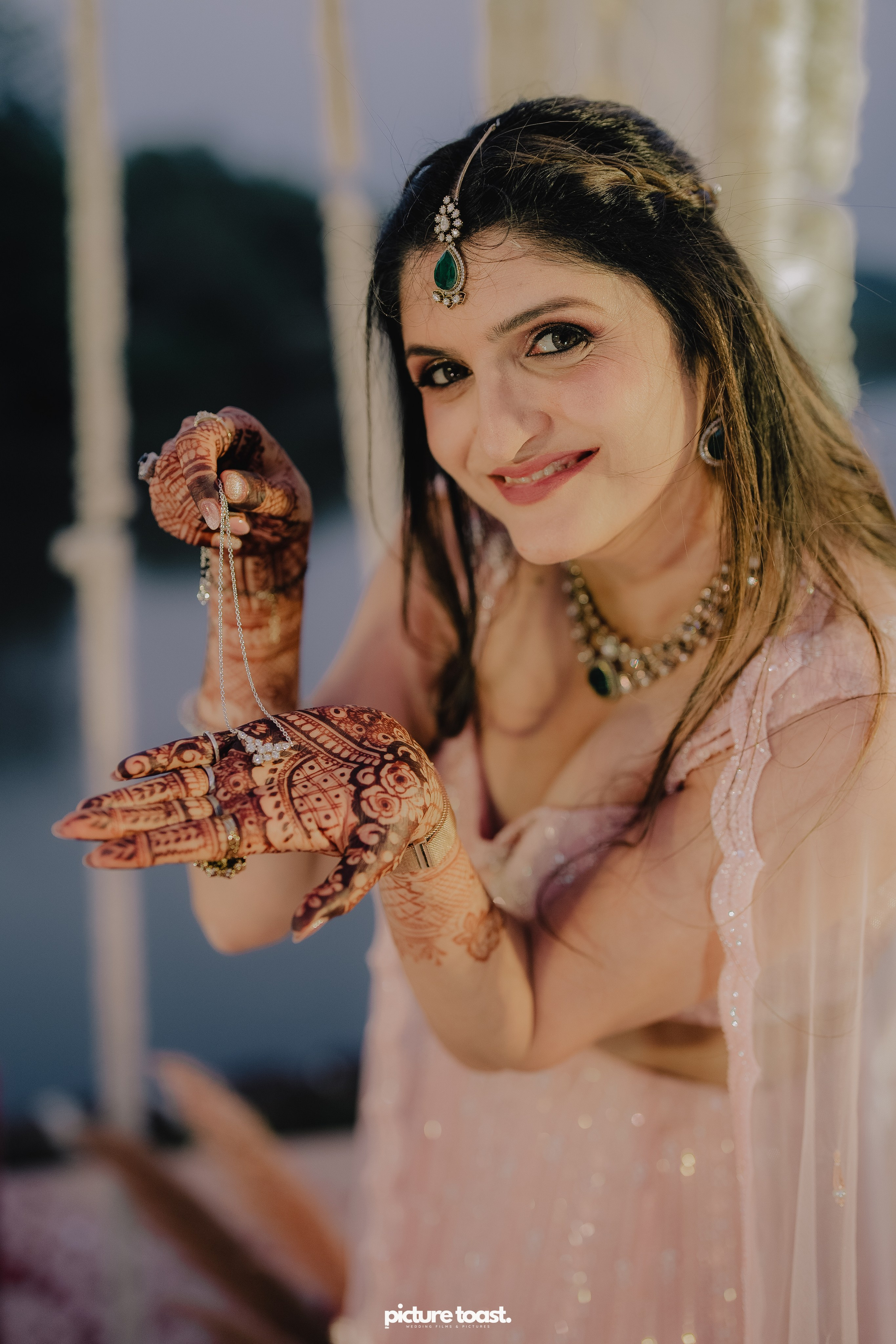 Varamala Ft. Barbie & Aneesh. Fine art Wedding Photographers in India & Canada