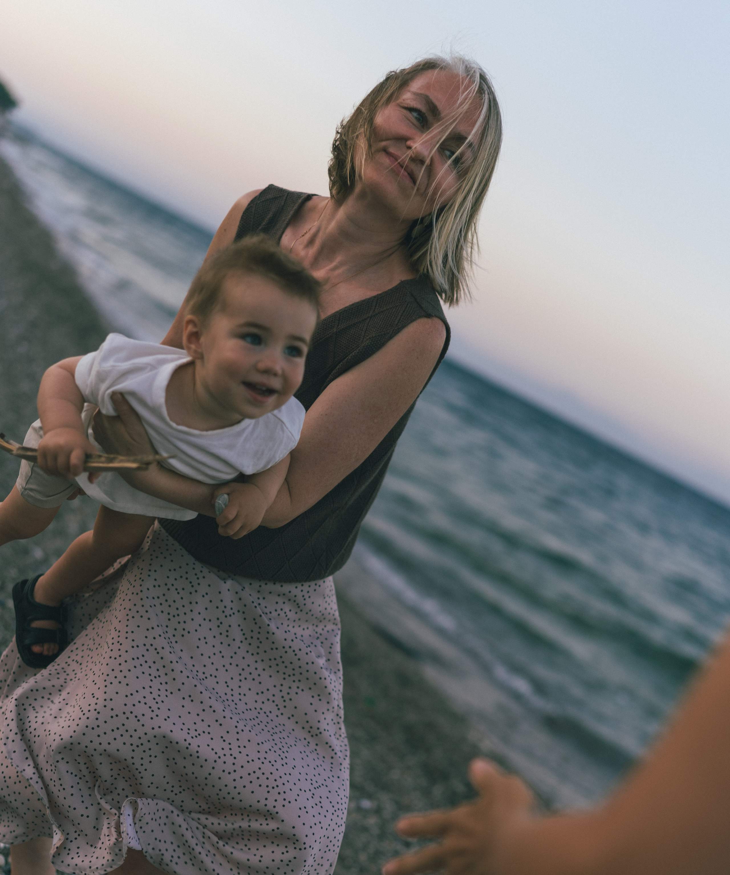 Наталия с внуком. Family photographer in Oviedo — Yana Razina