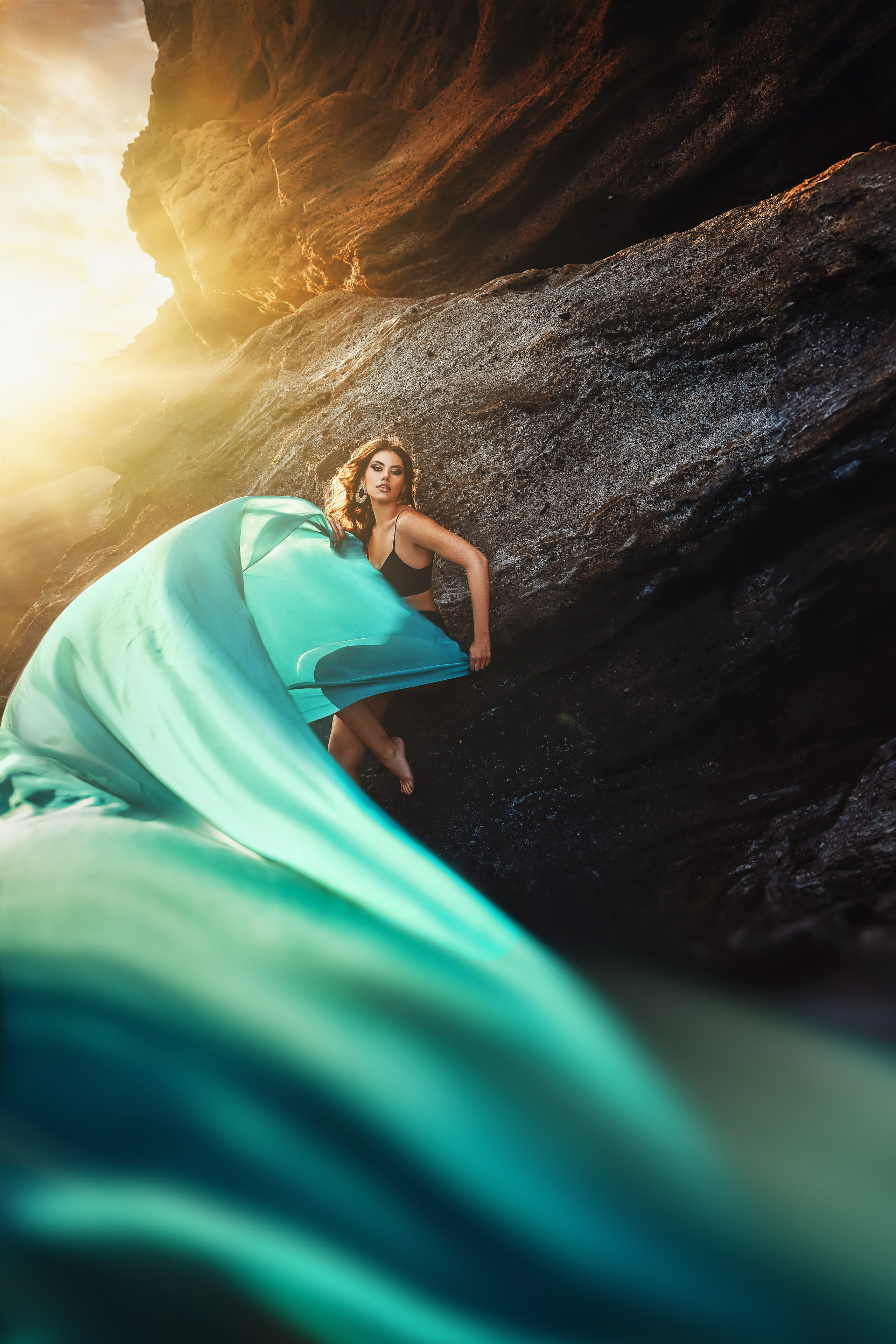 Silk (4 meters) 10€. Professional photography in Tenerife Tania Bonnet