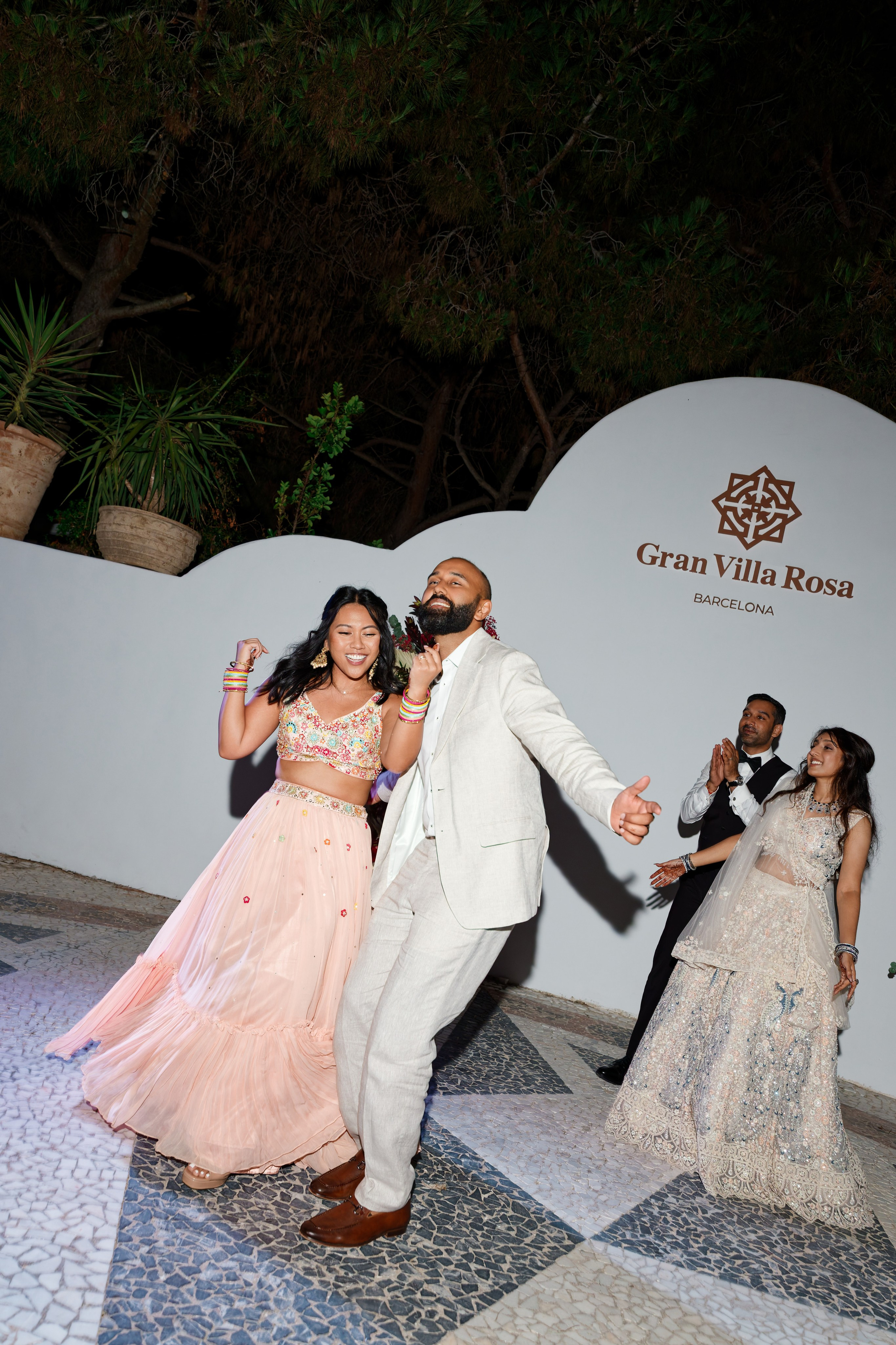Indian wedding at Gran Villa Rosa, Barcelona