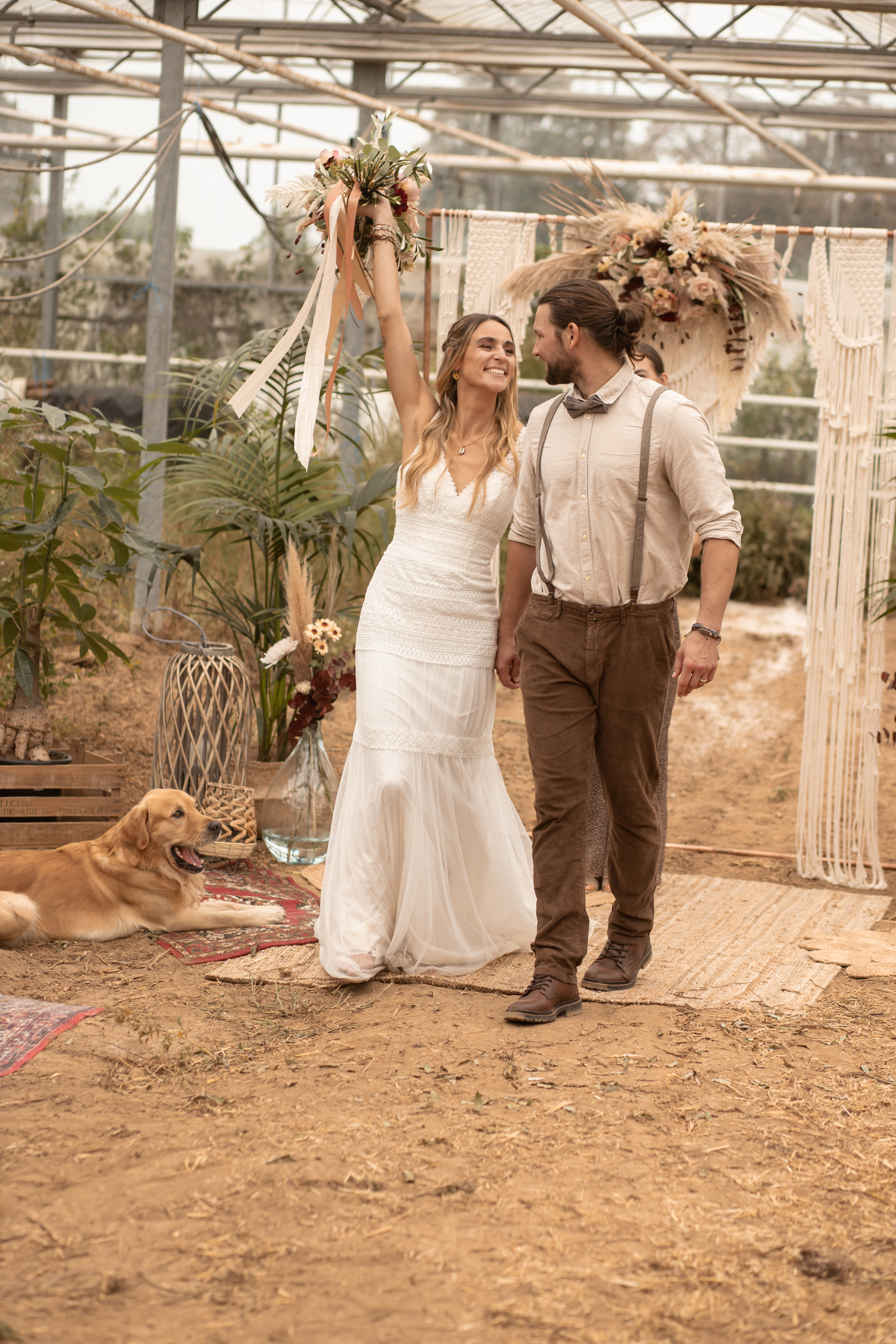 Hochzeit im Gewächshaus. Familien und Hochzeitfotograf in Molbergen, Cloppenburg, Münsterland