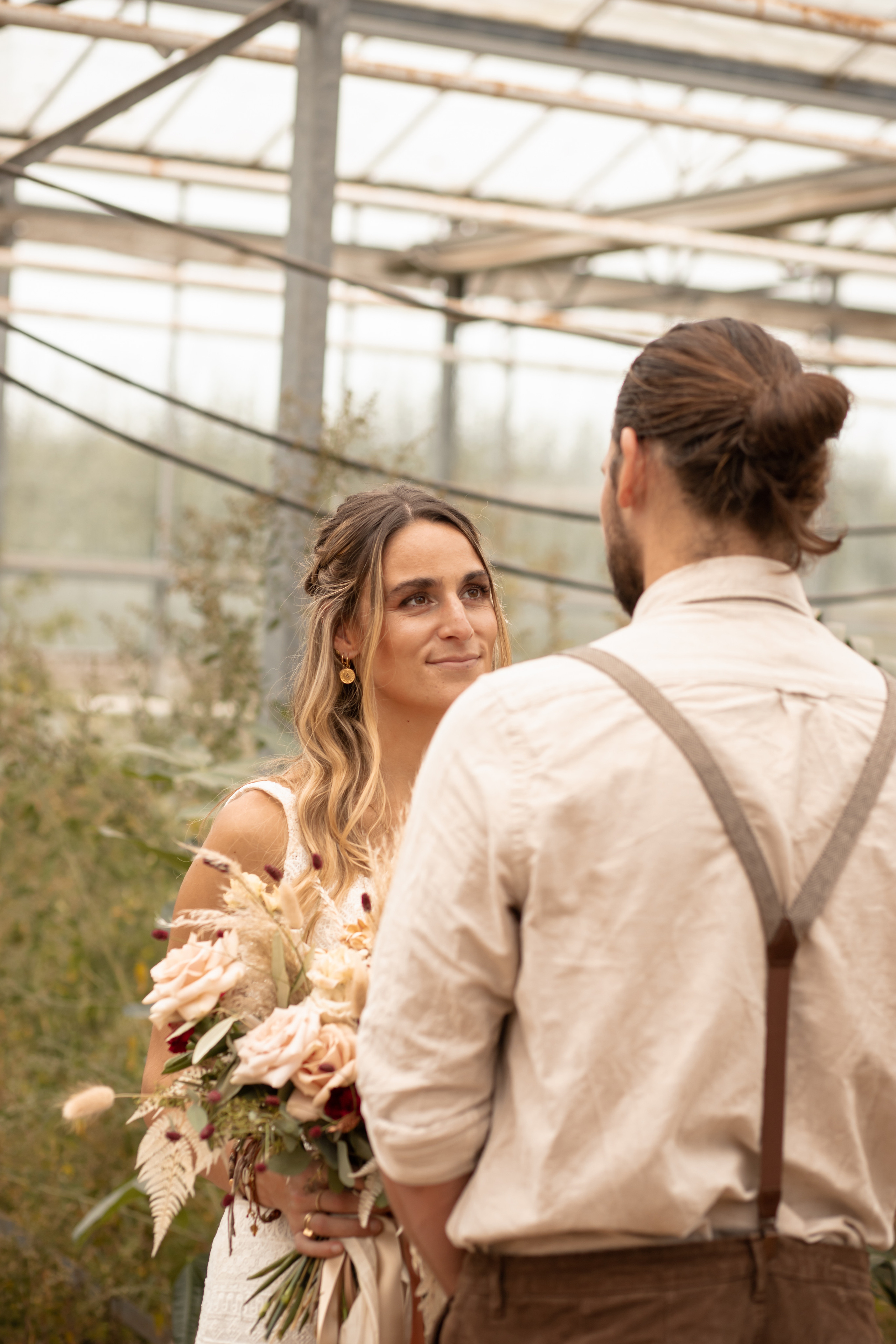 Hochzeit im Gewächshaus. Familien und Hochzeitfotograf in Molbergen, Cloppenburg, Münsterland
