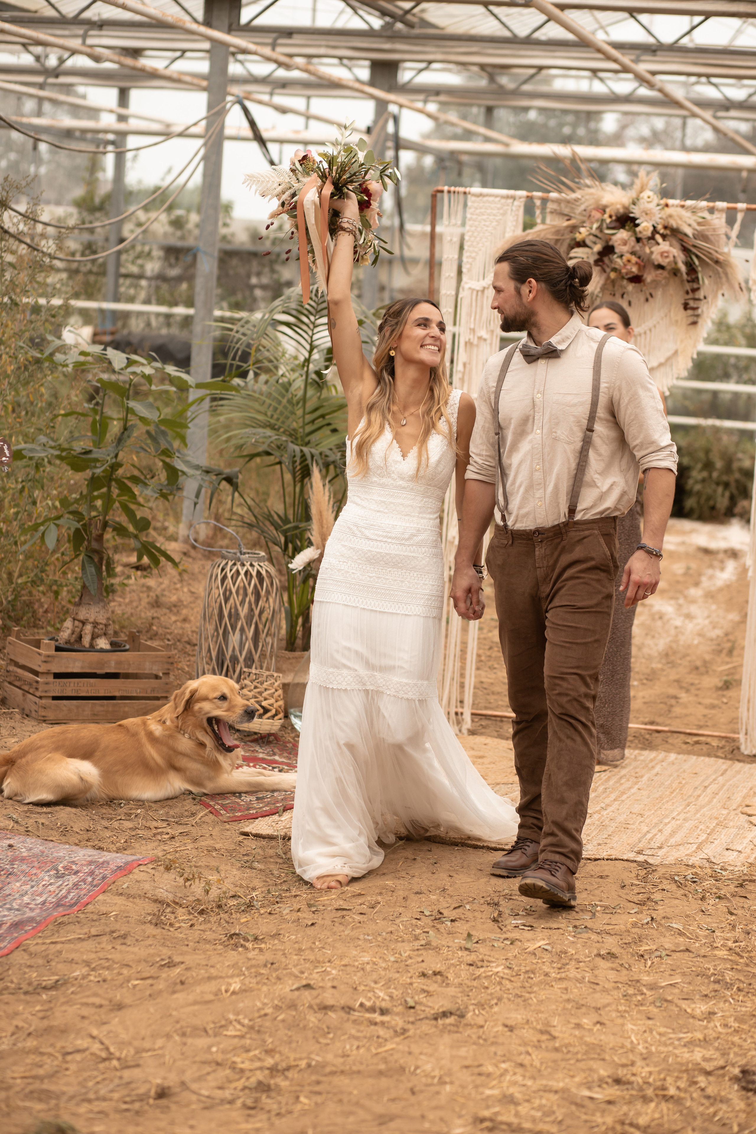 Hochzeit im Gewächshaus. Familien und Hochzeitfotograf in Molbergen, Cloppenburg, Münsterland