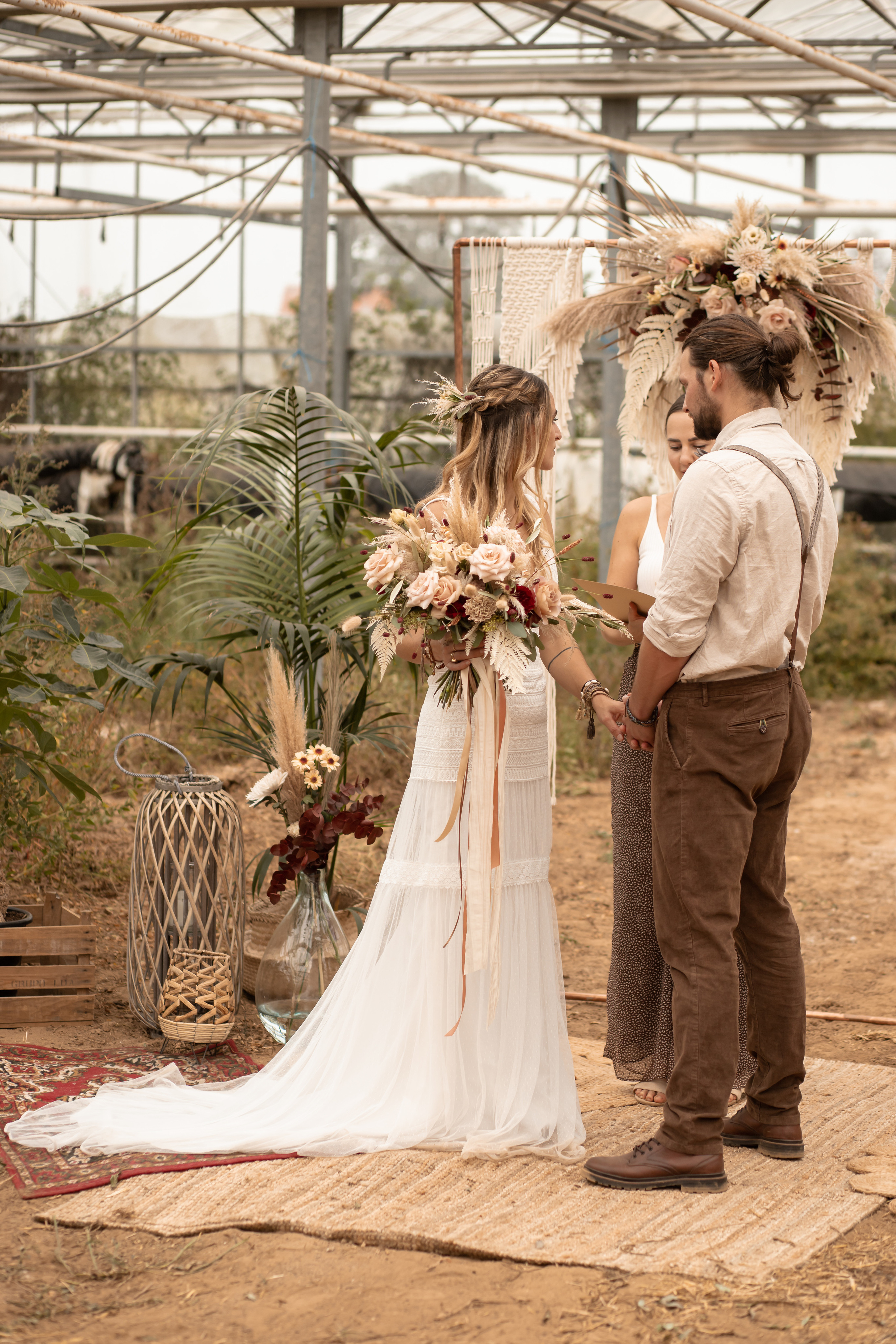 Hochzeit im Gewächshaus. Familien und Hochzeitfotograf in Molbergen, Cloppenburg, Münsterland