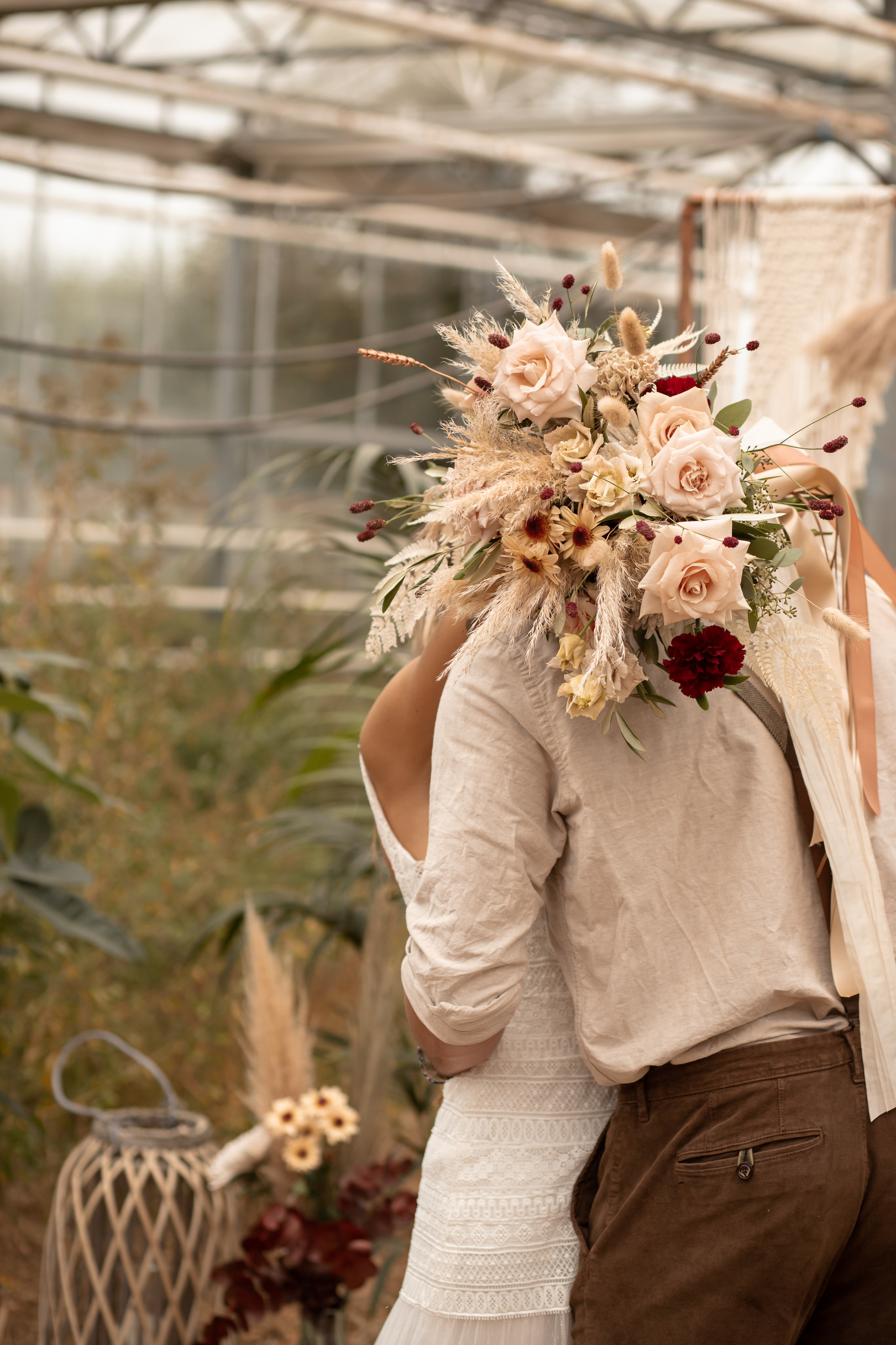 Hochzeit im Gewächshaus. Familien und Hochzeitfotograf in Molbergen, Cloppenburg, Münsterland
