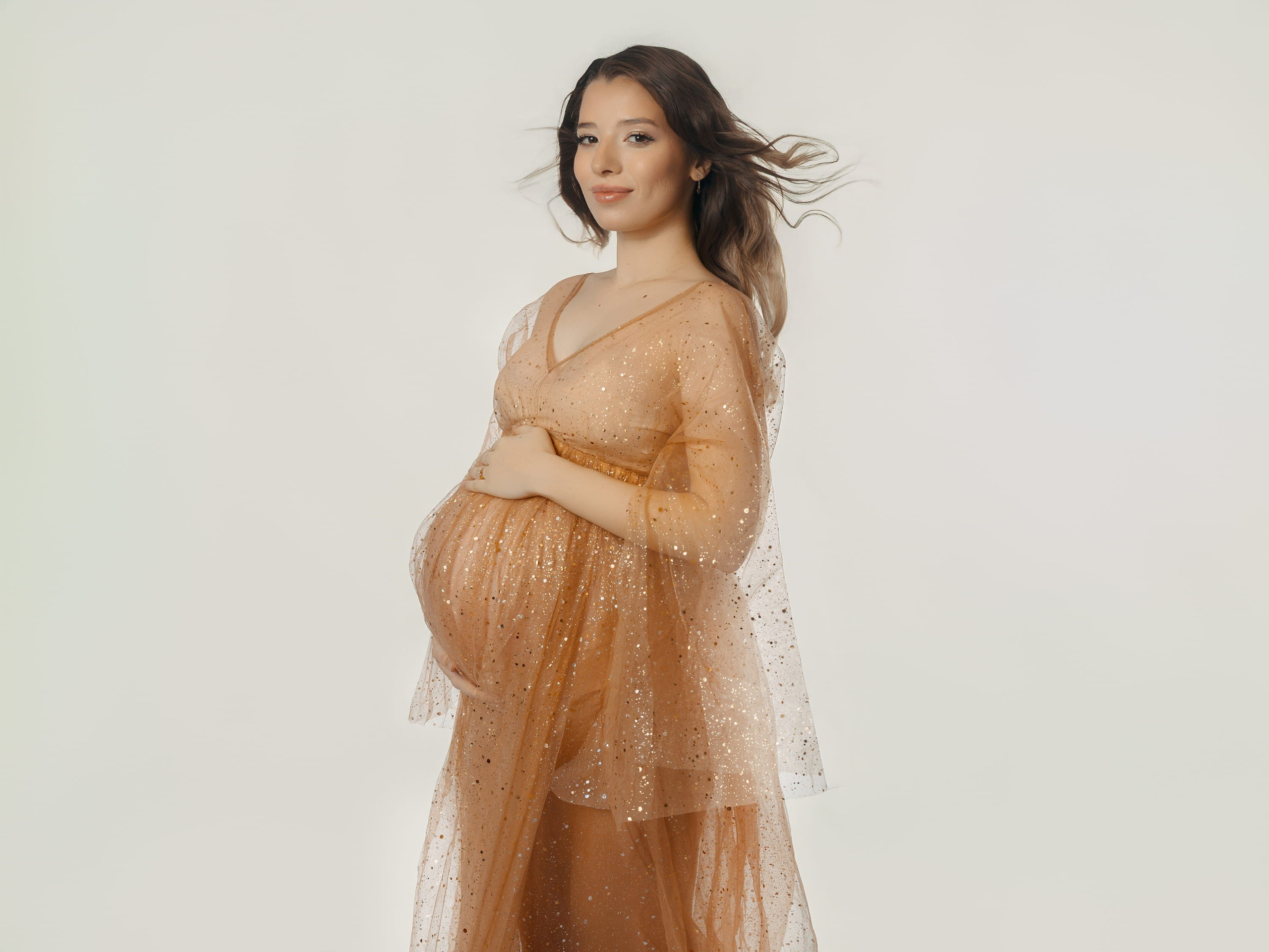 Elegant Studio Maternity Photography in Rotterdam