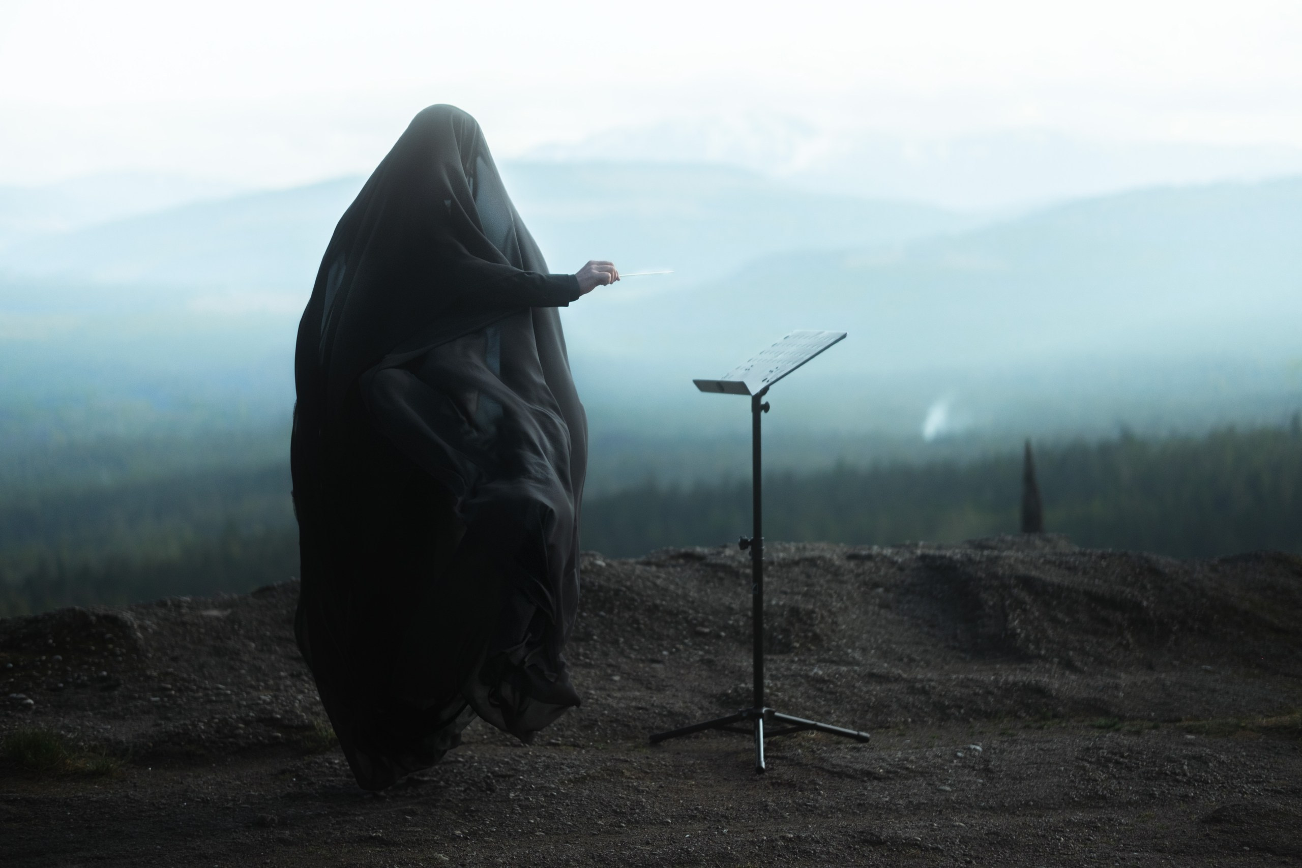 moody cinematic close up in soft light