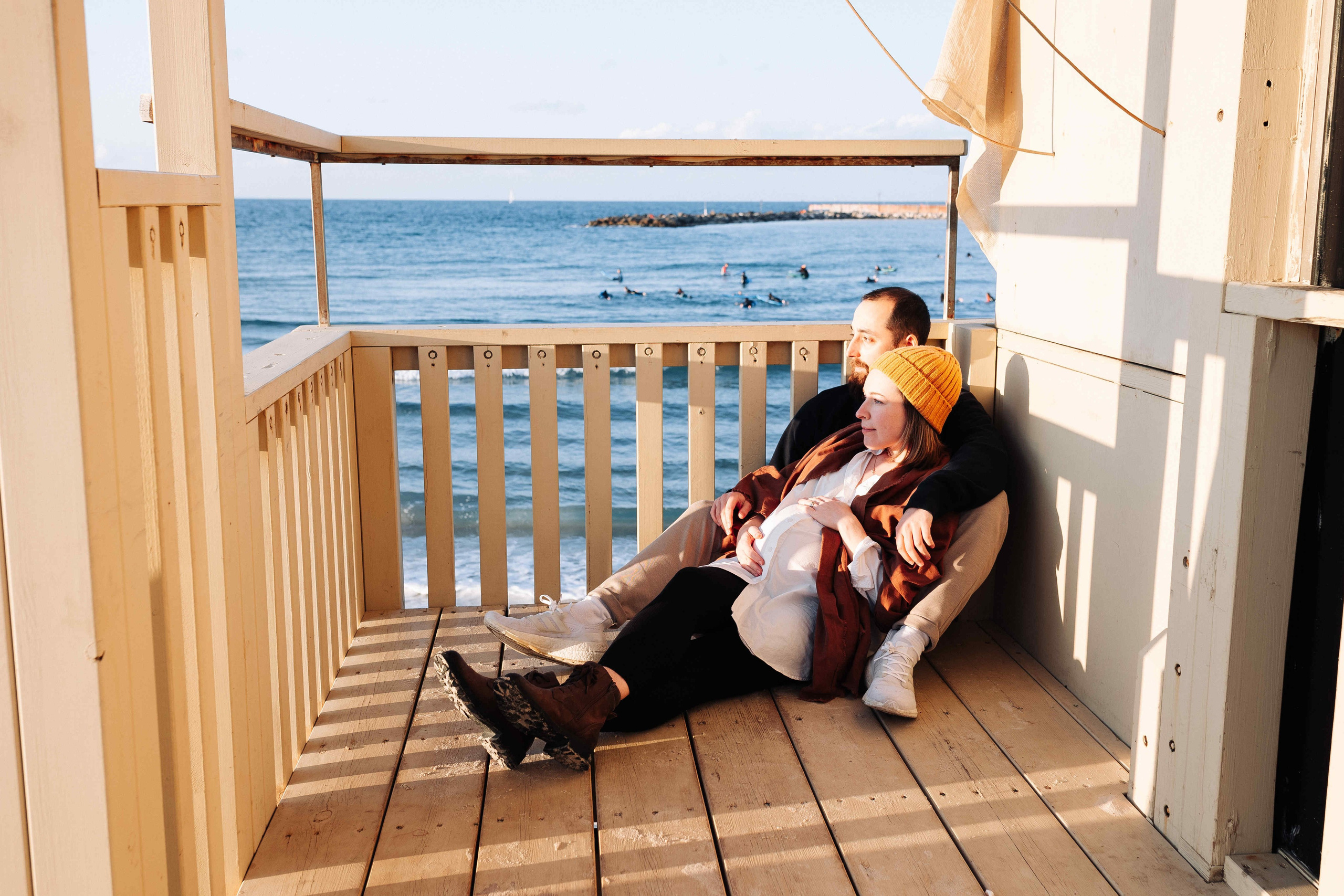 WINTER, PREGNANCY PHOTOSESSION (TEL AVIV). PHOTOGRAPHER IN ISRAEL