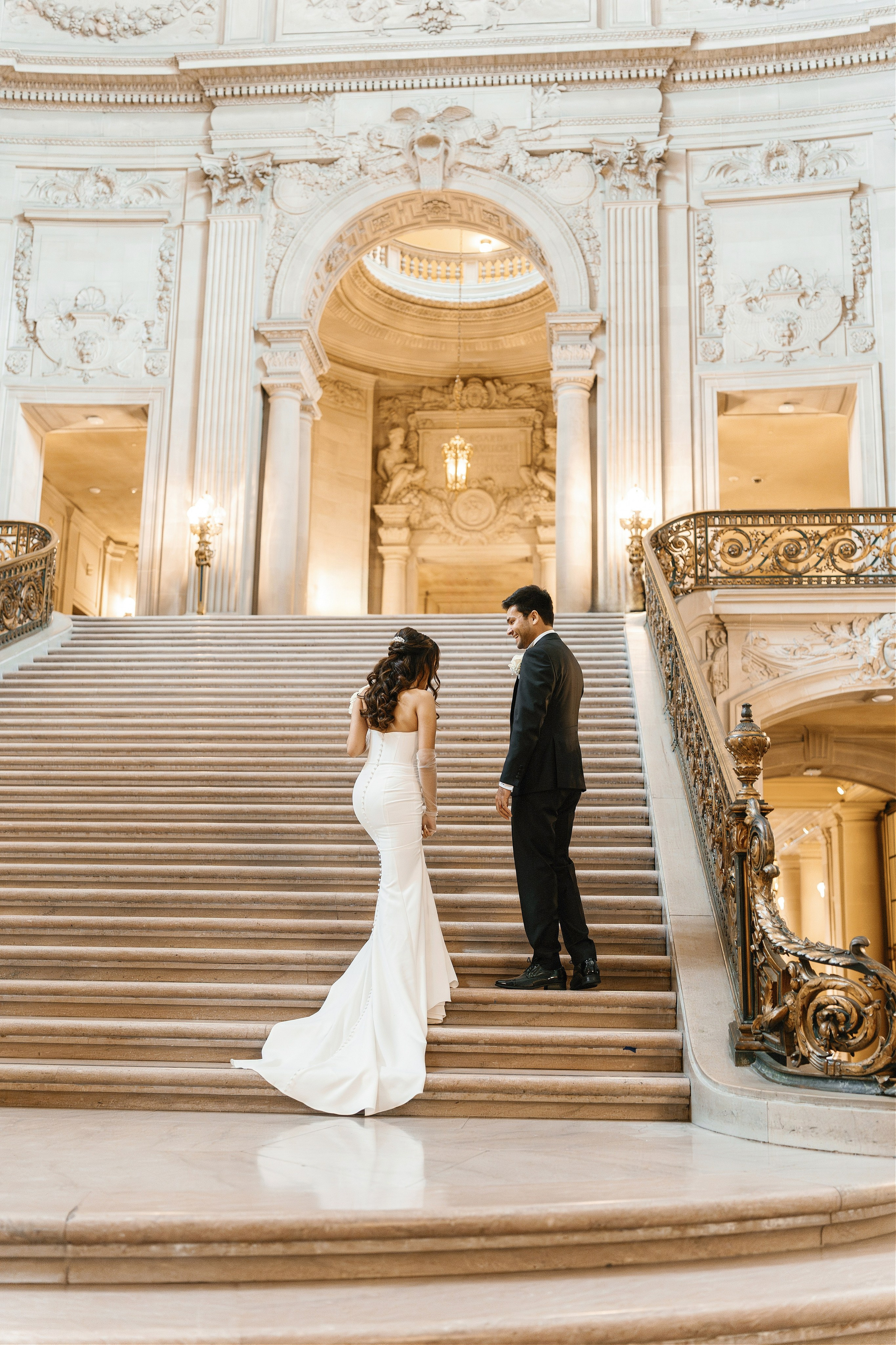 San Francisco City Hall Wedding. Wedding Photography & Videography Team in California, Los Angeles, San Francisco, San Diego and Travel