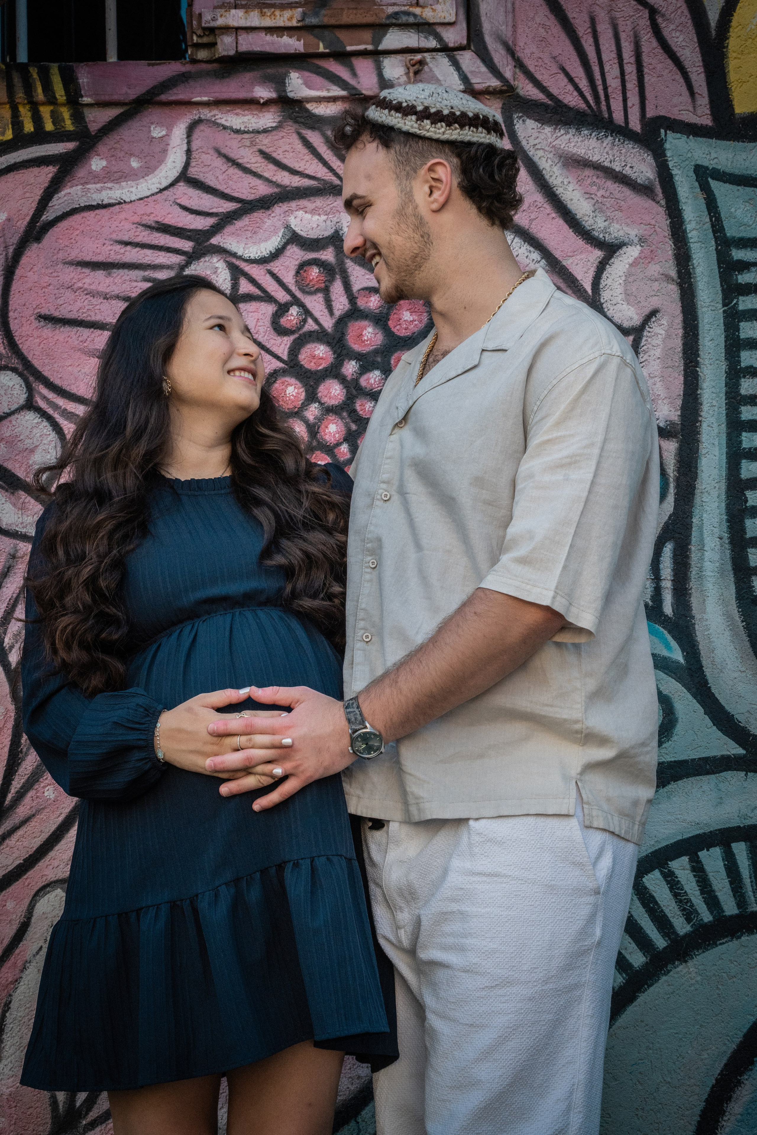 Naomi & Surli, Neve Tzedek, December 2025. Divign By Tehilah — Meaningful Graphic Design & Photography