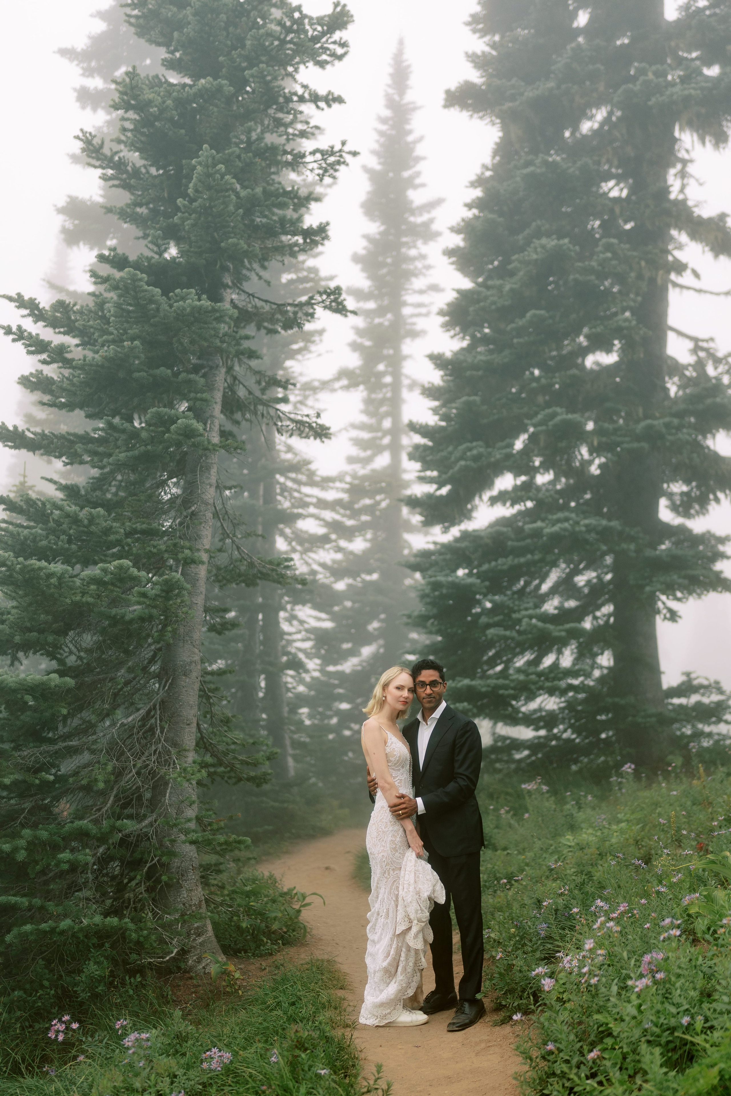 Rachel & Ryan Wedding photoshoot. August 2024. Little Tipsoo Lake, WA Day 2. EVAN ARISTOV WEDDING PHOTOGRAPHY — Seattle Wedding Photographer