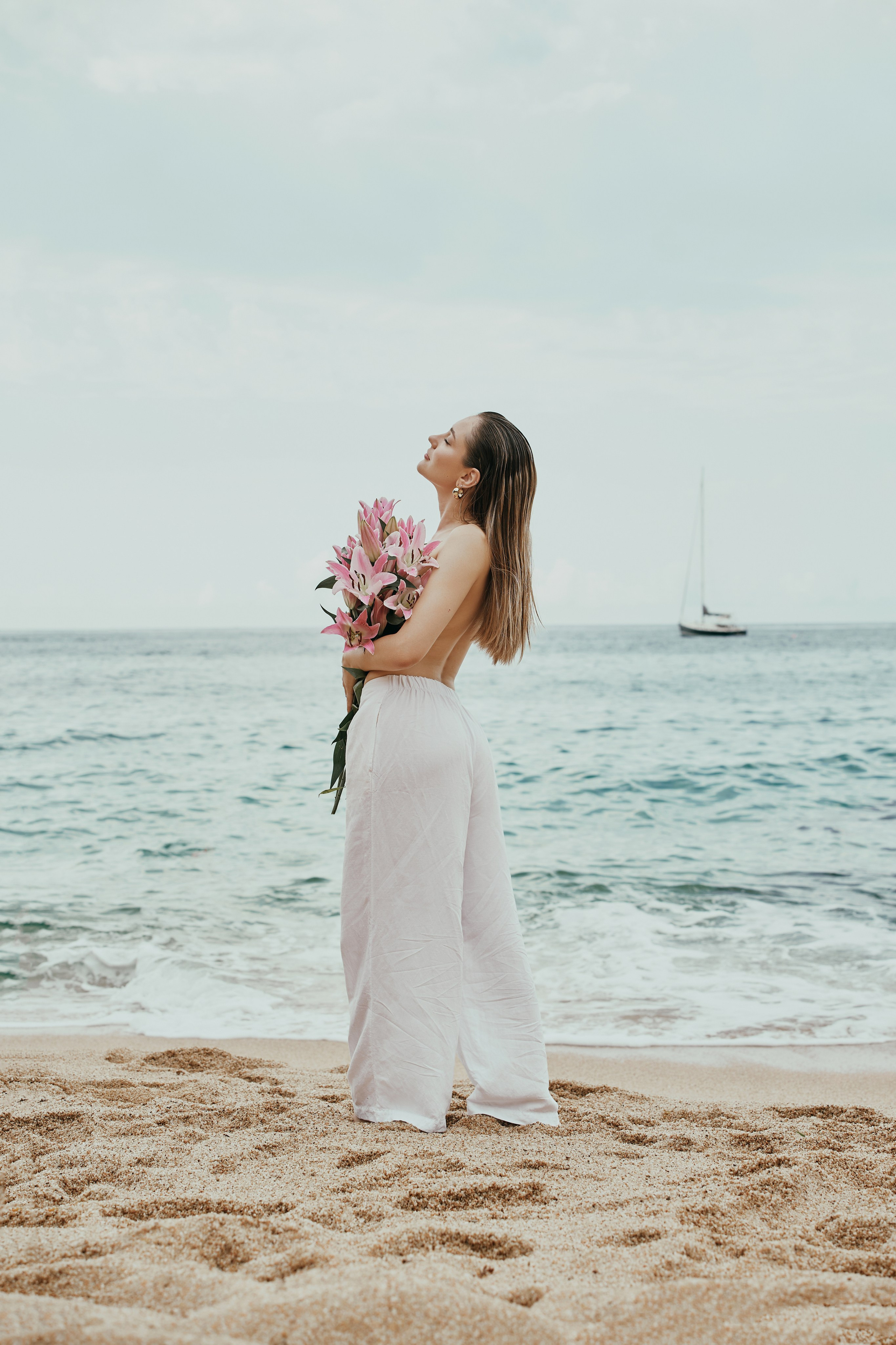 Пляж. Кристина. Фотограф в Барселоне Жанна Захарченко