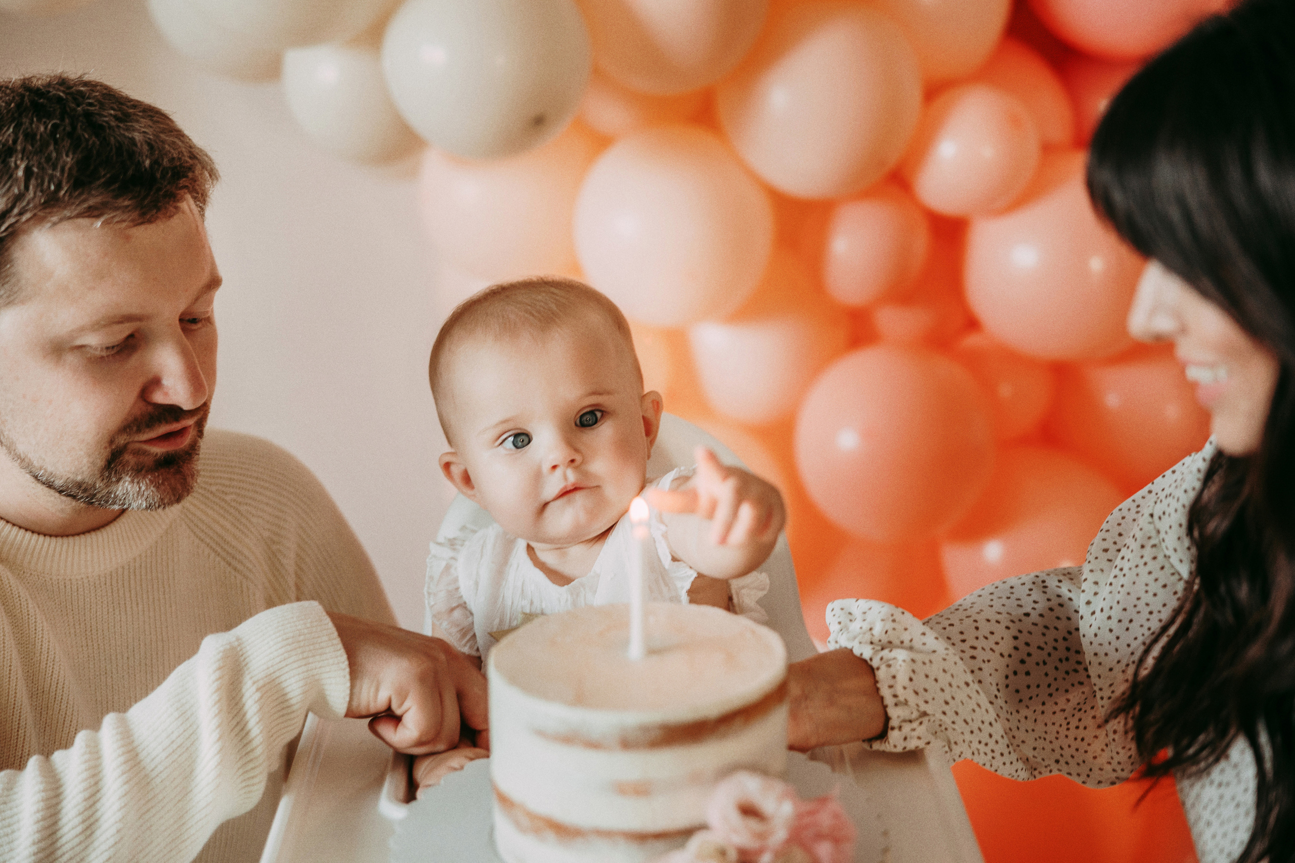 Family Home One Year Birthday Session. George TLV — Professional photographer and retoucher in Israel
