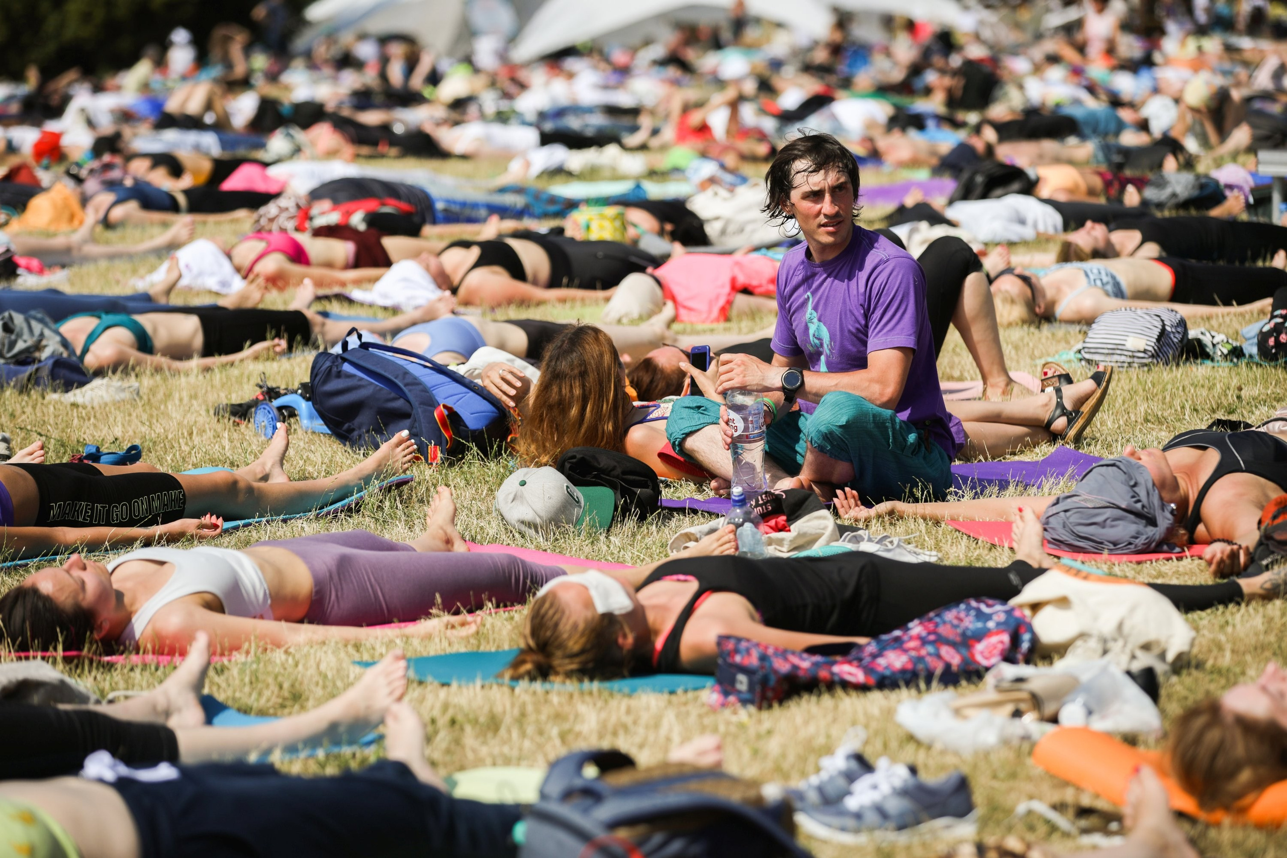 Yoga Day. True Story Photography