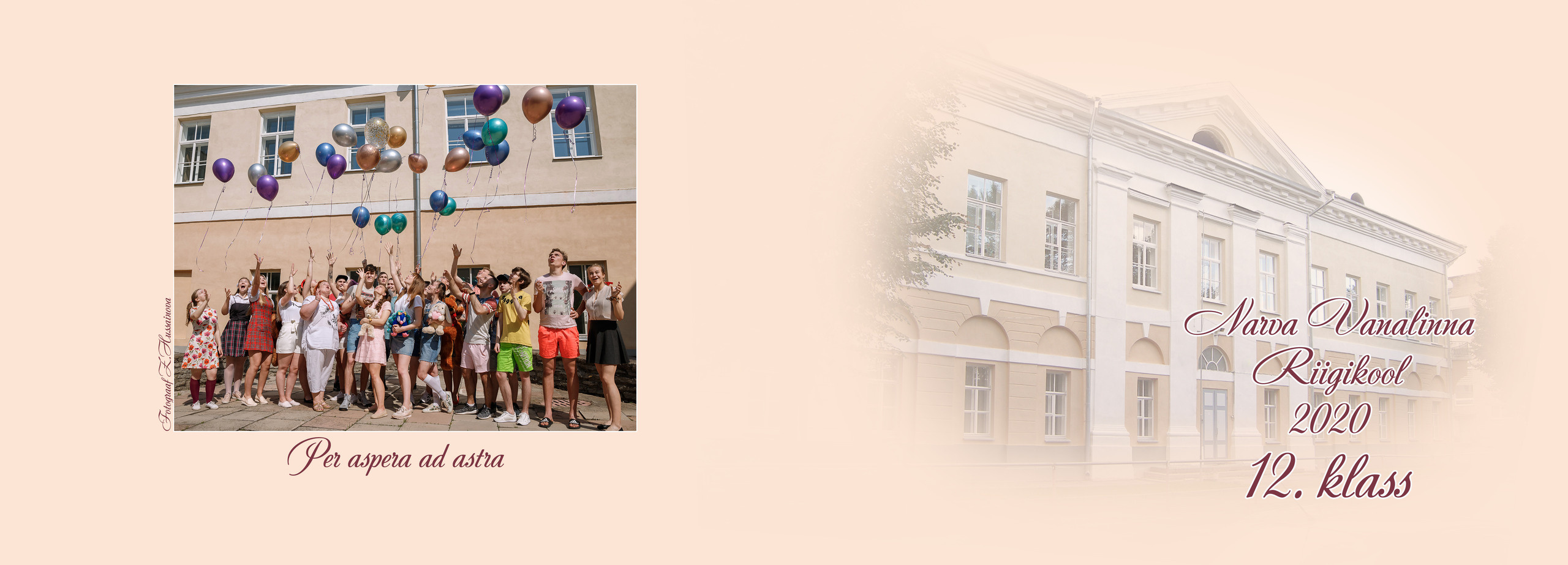 Выпускники школ. Family, children, school photographer in Narva, Zoja Hussainova