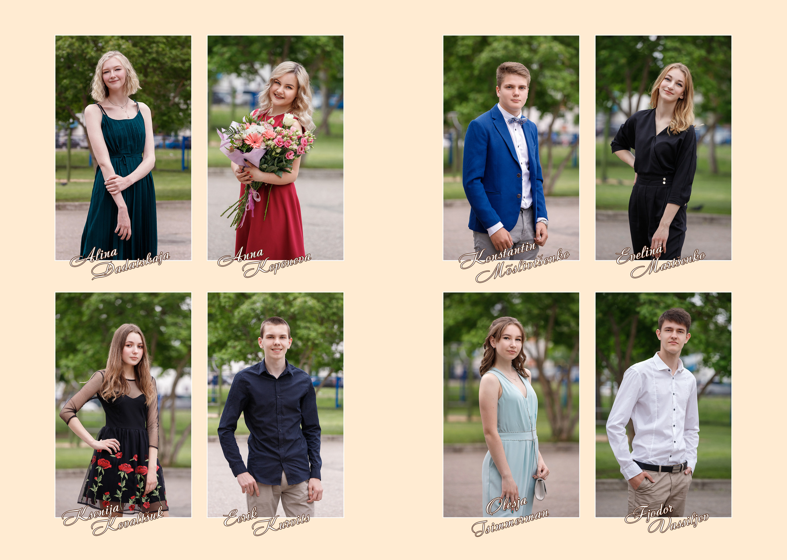 Выпускники школ. Family, children, school photographer in Narva, Zoja Hussainova