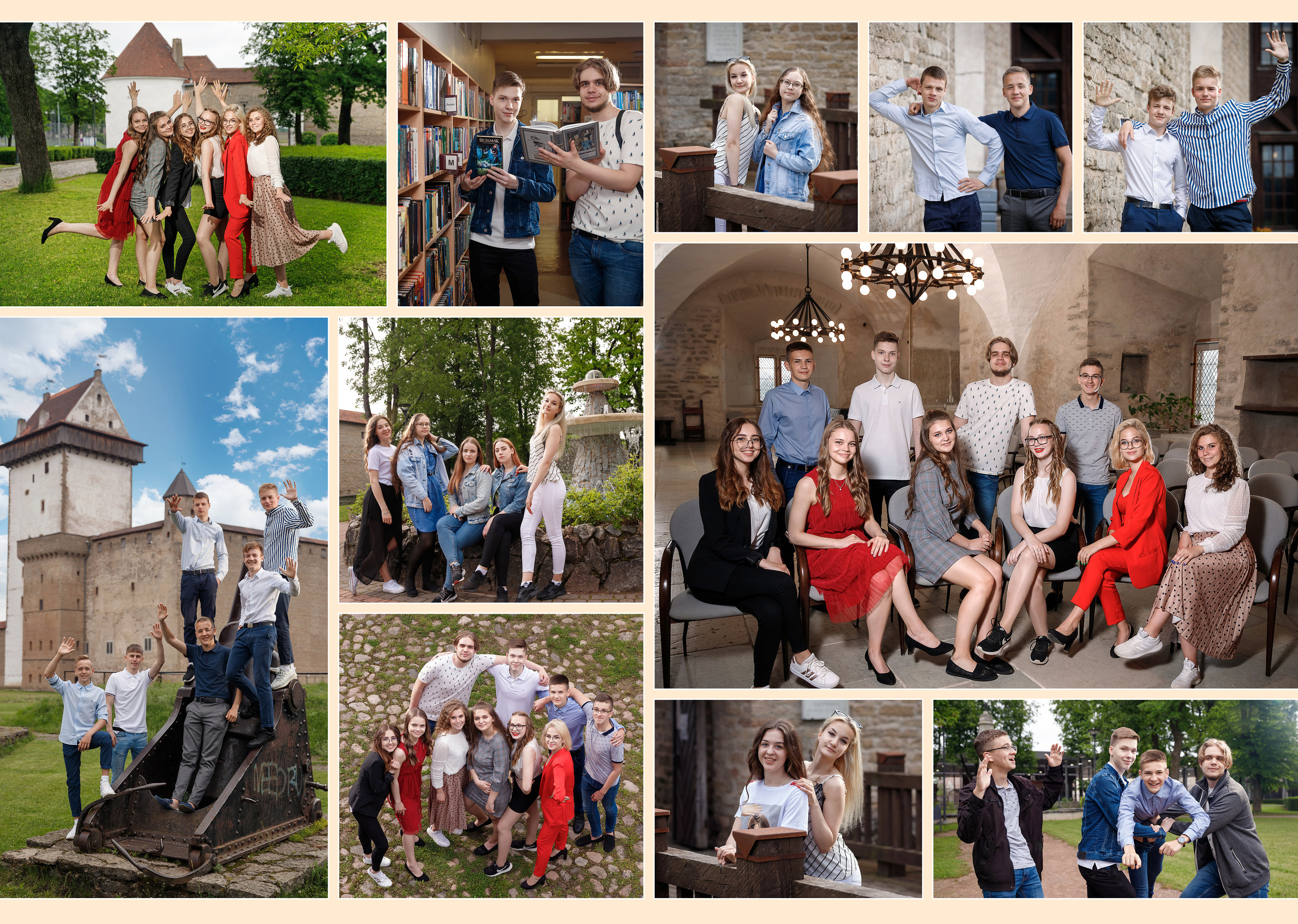 Выпускники школ. Family, children, school photographer in Narva, Zoja Hussainova