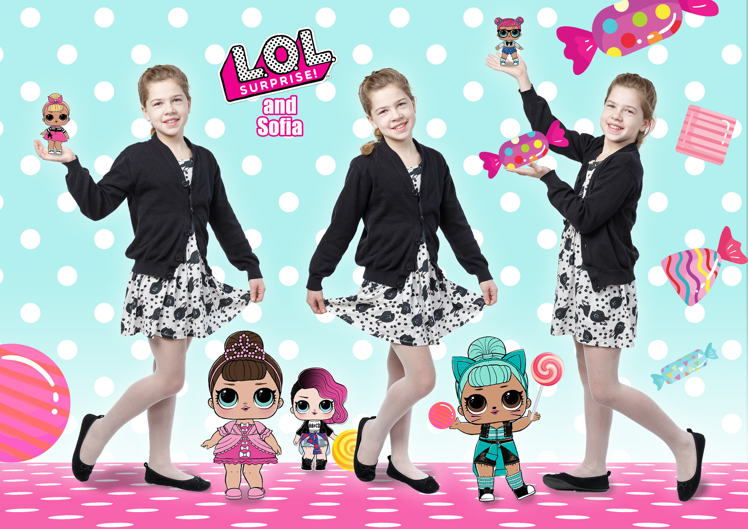 Фотомонтаж. Family, children, school photographer in Narva, Zoja Hussainova