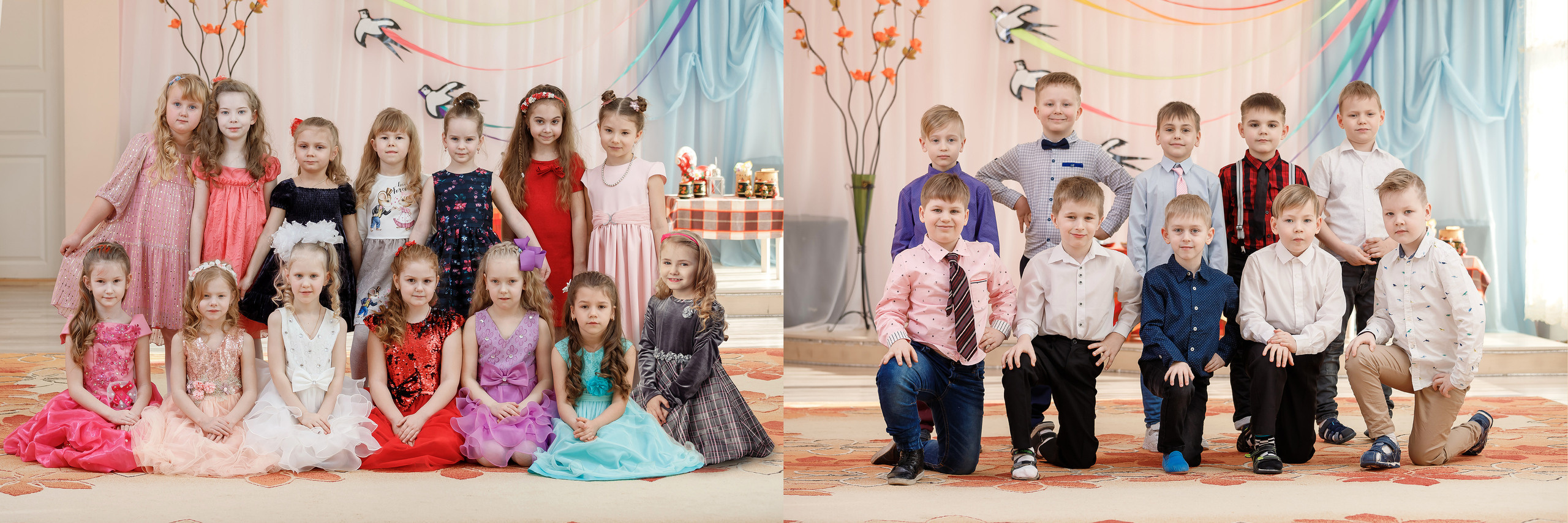 Выпускники детских садов. Pere-, laste-, koolifotograaf Narvas, Eestis, Zoja Husainova