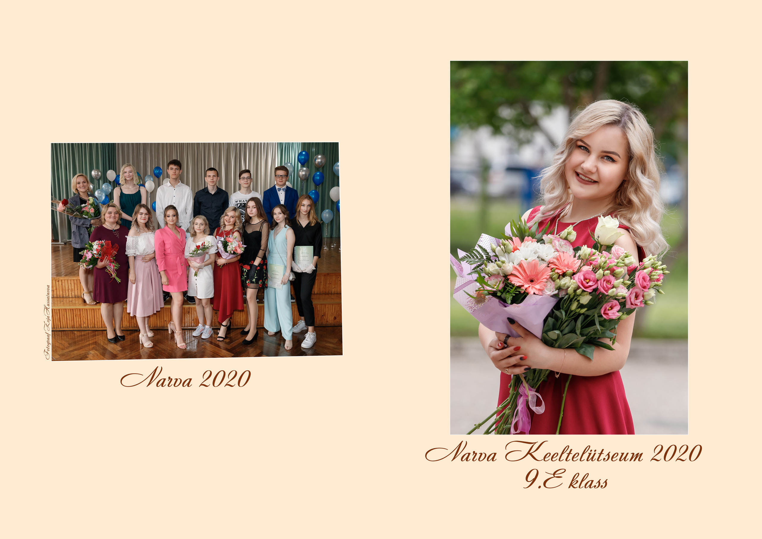 Выпускники школ. Family, children, school photographer in Narva, Zoja Hussainova