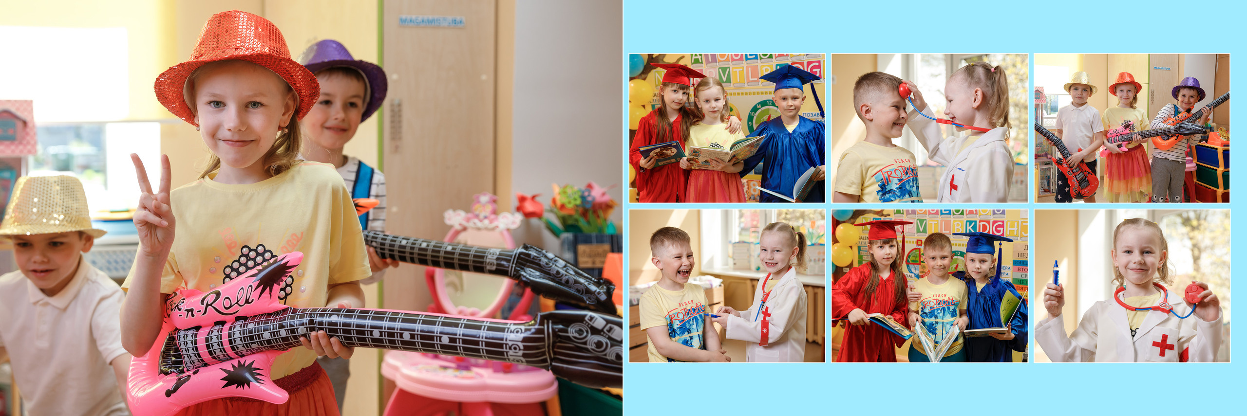 Выпускники детских садов. Pere-, laste-, koolifotograaf Narvas, Eestis, Zoja Husainova