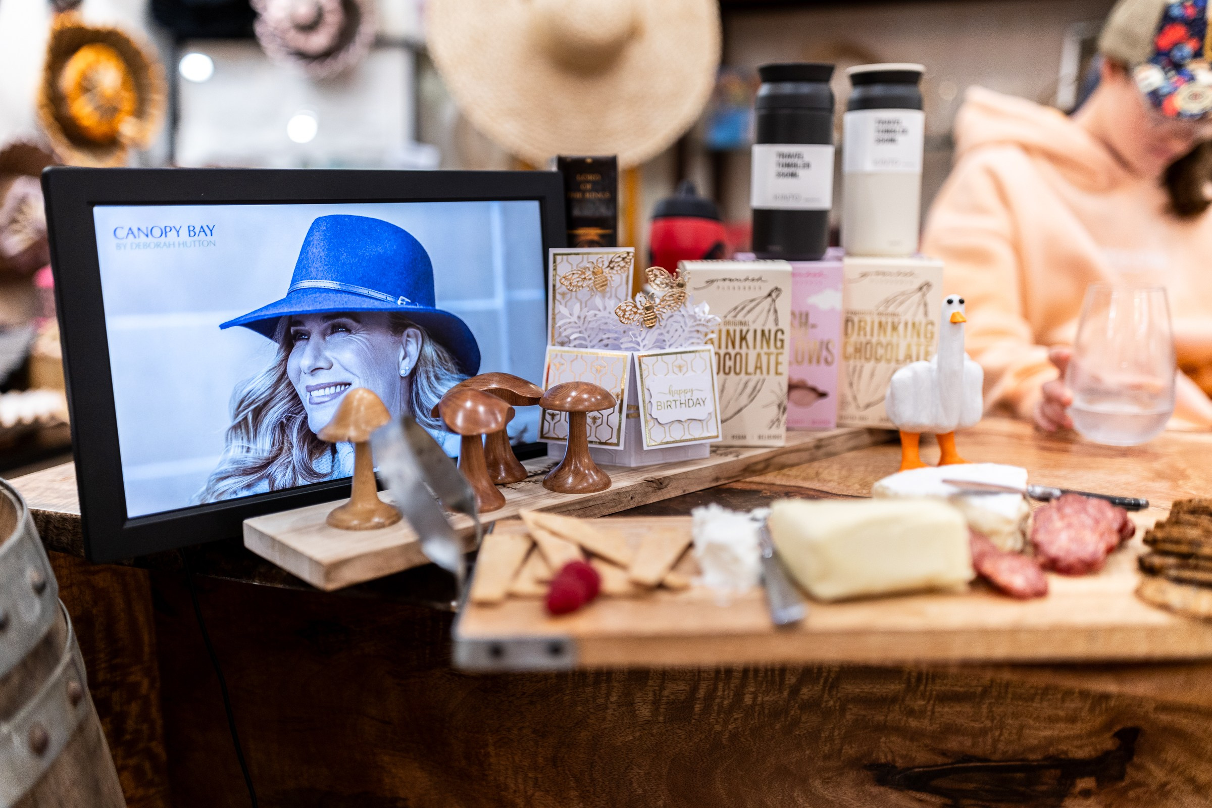 Product photoshoot for a hat store