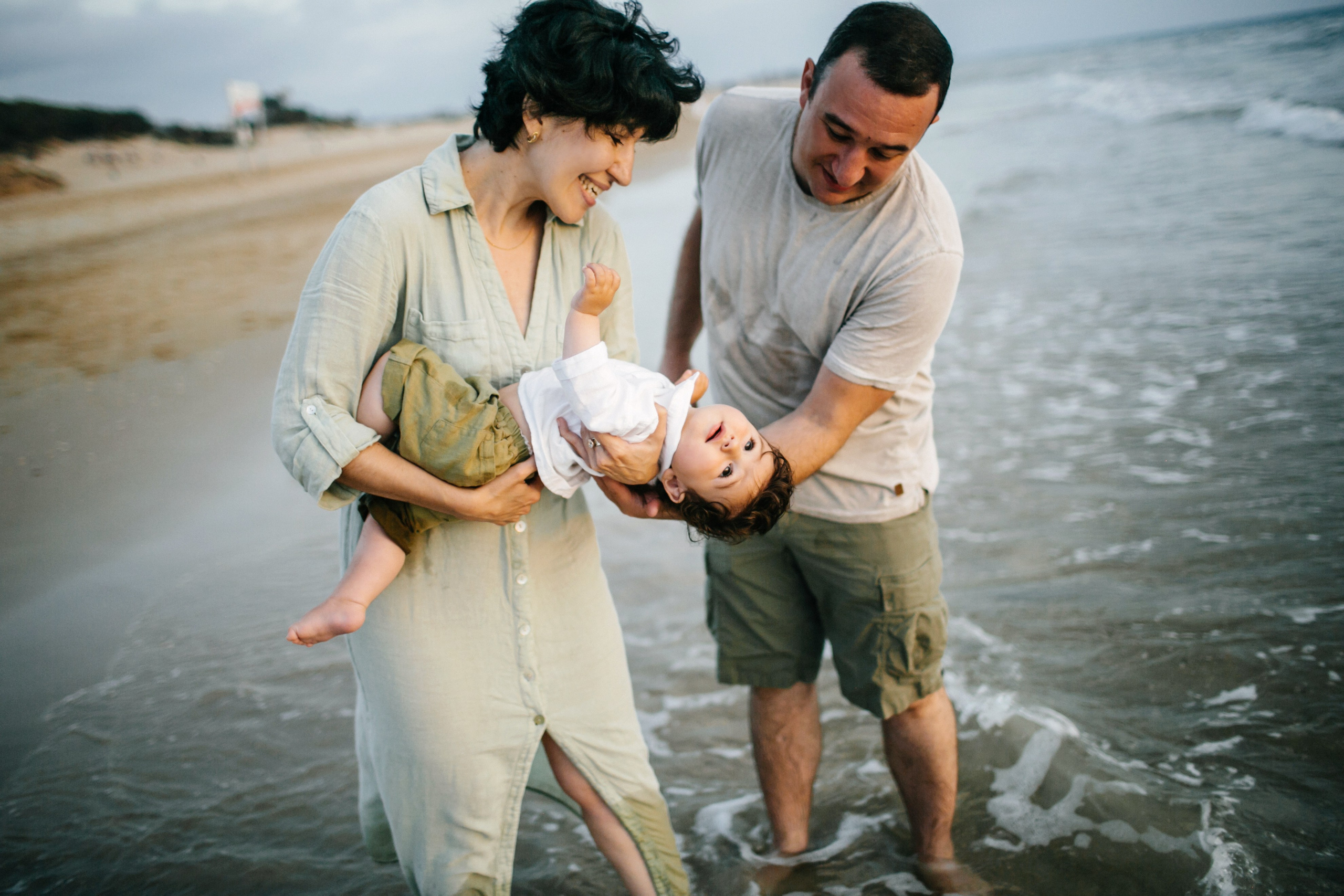 Studentim beach / Eithan 9 month. Family photographer in Israel