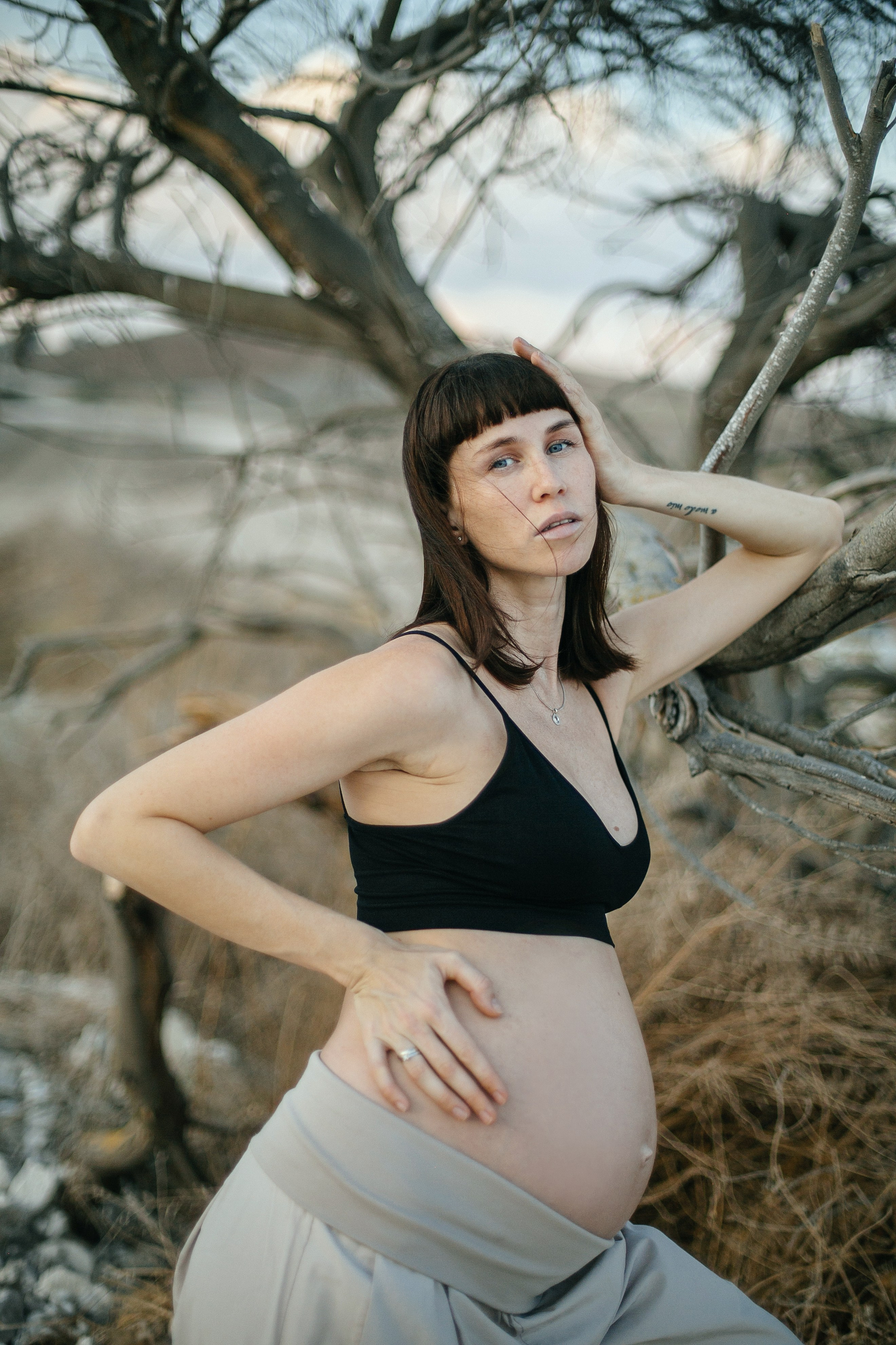 Kiryat Tivon field. Family photographer in Israel