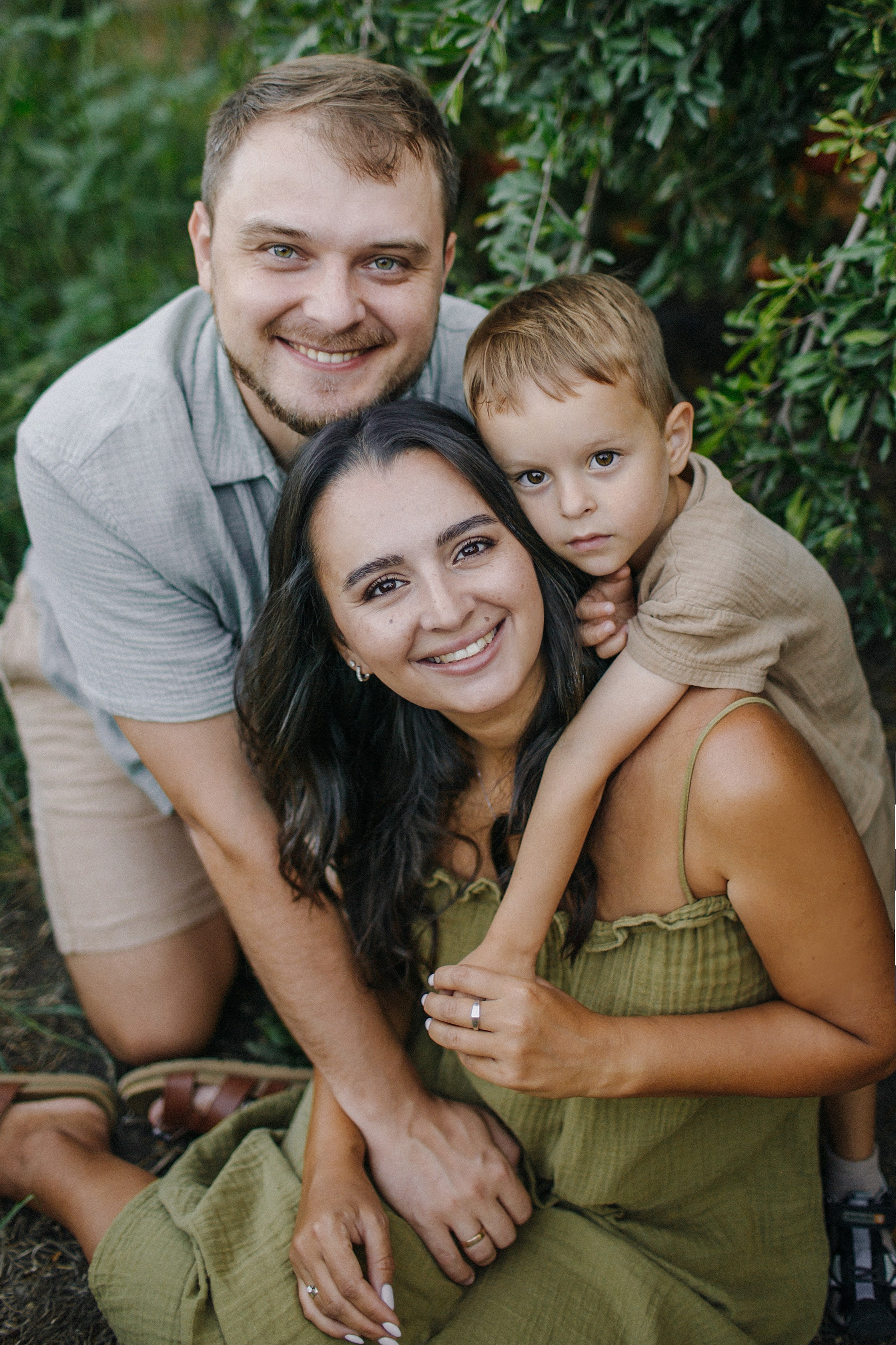 Binyamina garden. Family photographer in Israel