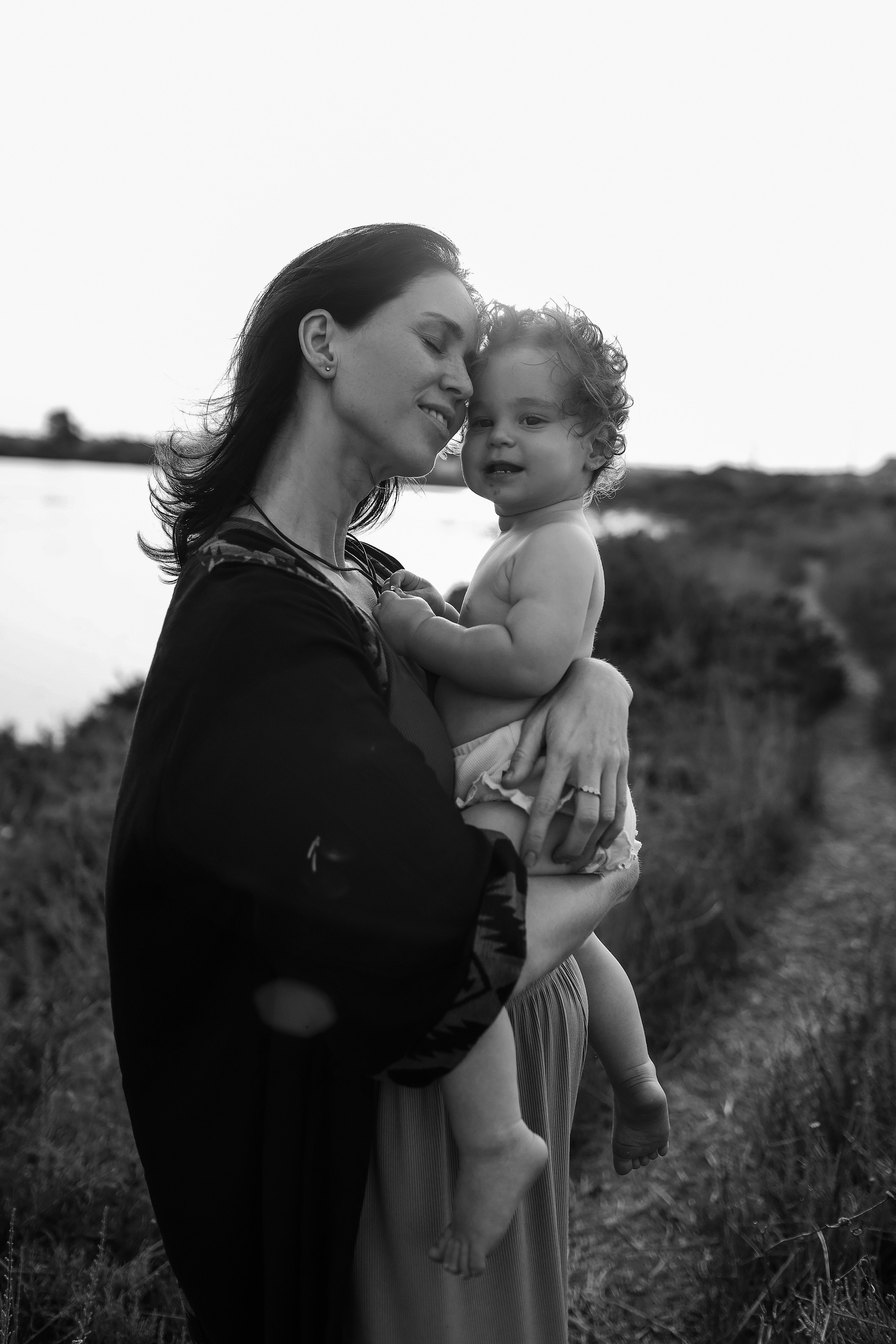 Little curls in Atlit. Family photographer in Israel