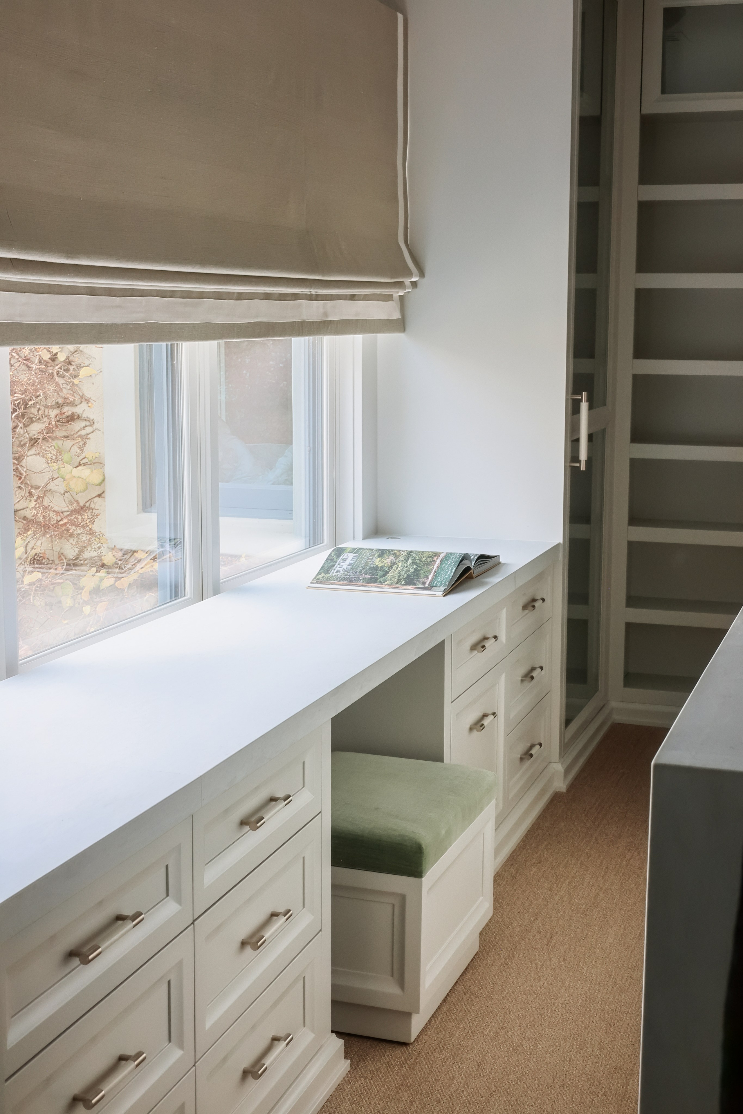 DRESSING ROOM. Ksenia Pedersen Interior Design / Hamptons Interior Designer Based in Montauk